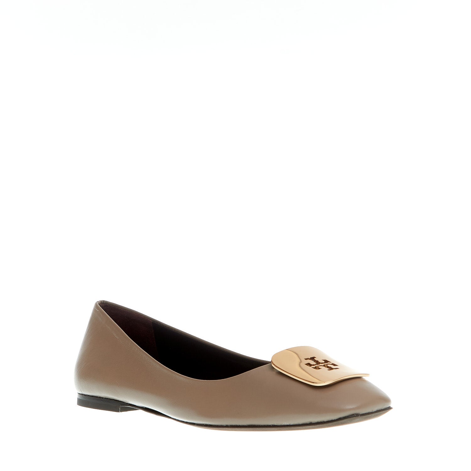 TORY BURCH Elegant Leather Ballerina Shoes