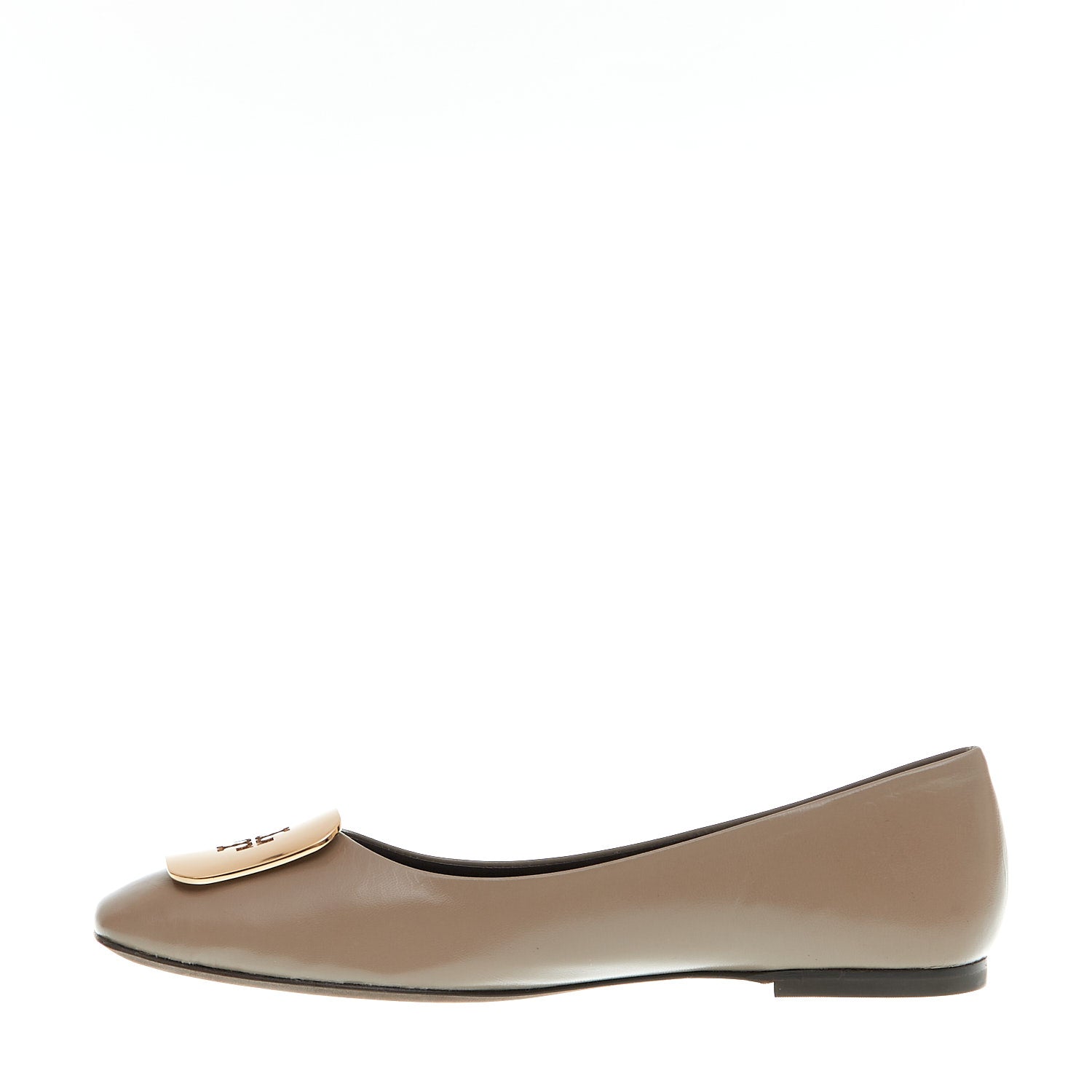 TORY BURCH Elegant Leather Ballerina Shoes