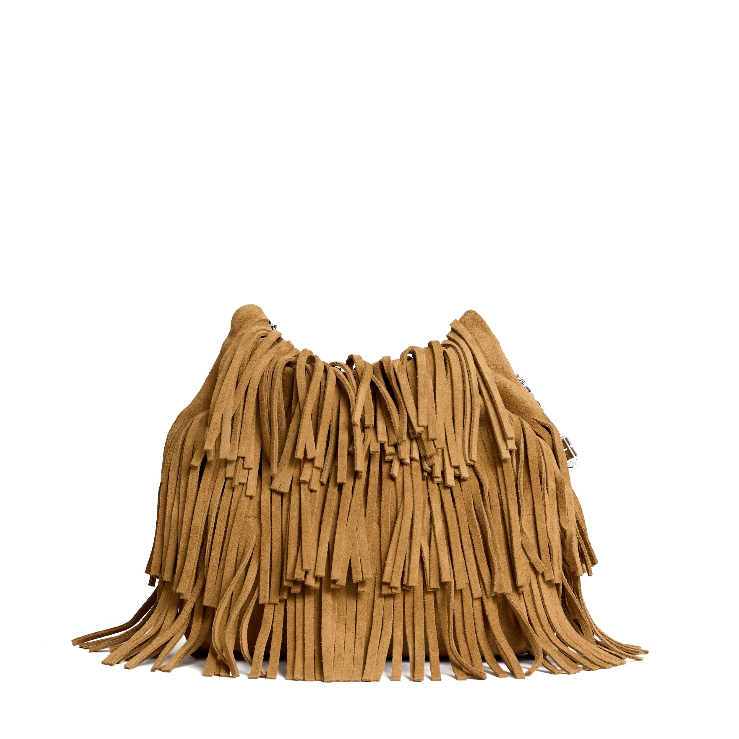 TORY BURCH Mini Shoulder Bag with Fringe
