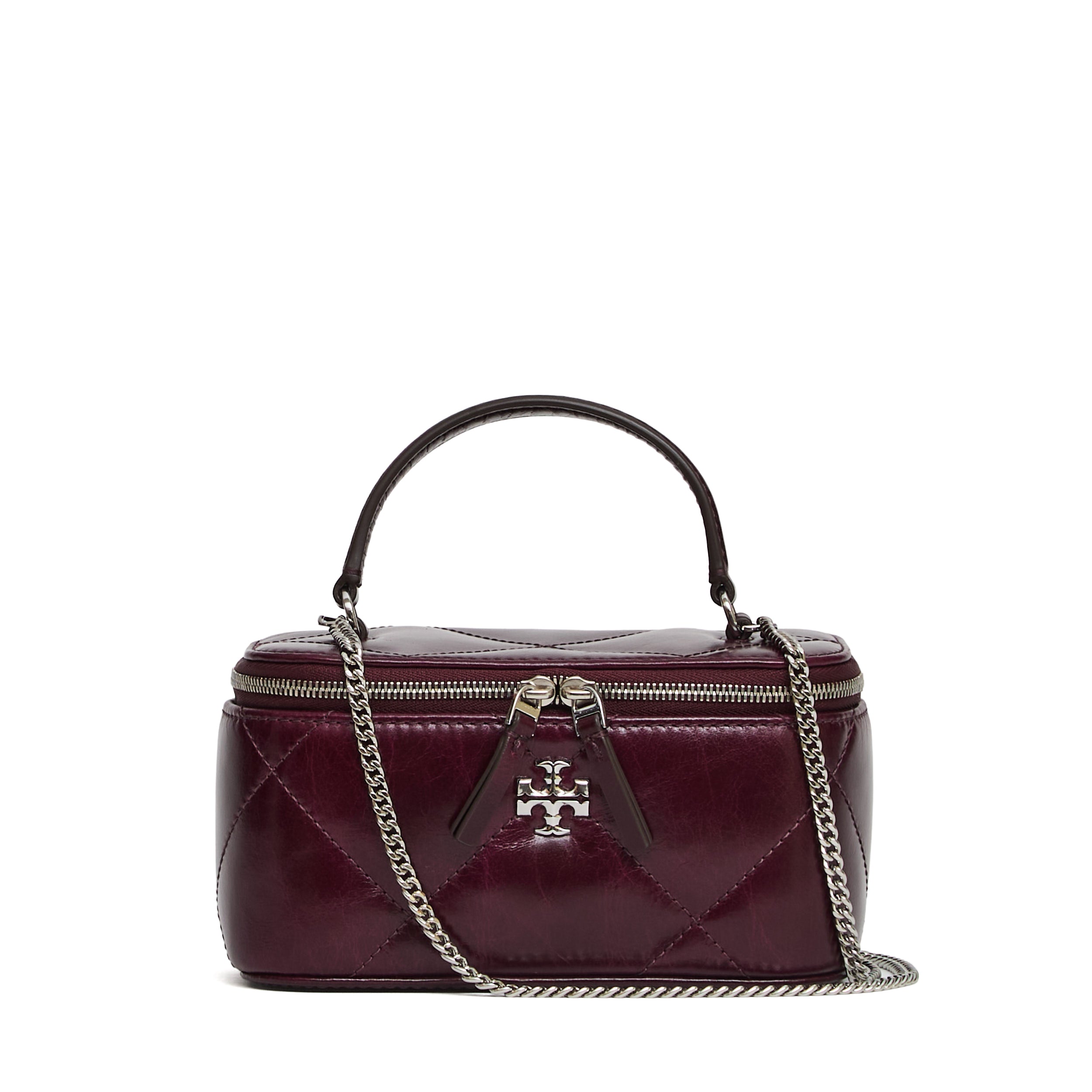 TORY BURCH Chic Mini Diamond Quilted Vanity Case