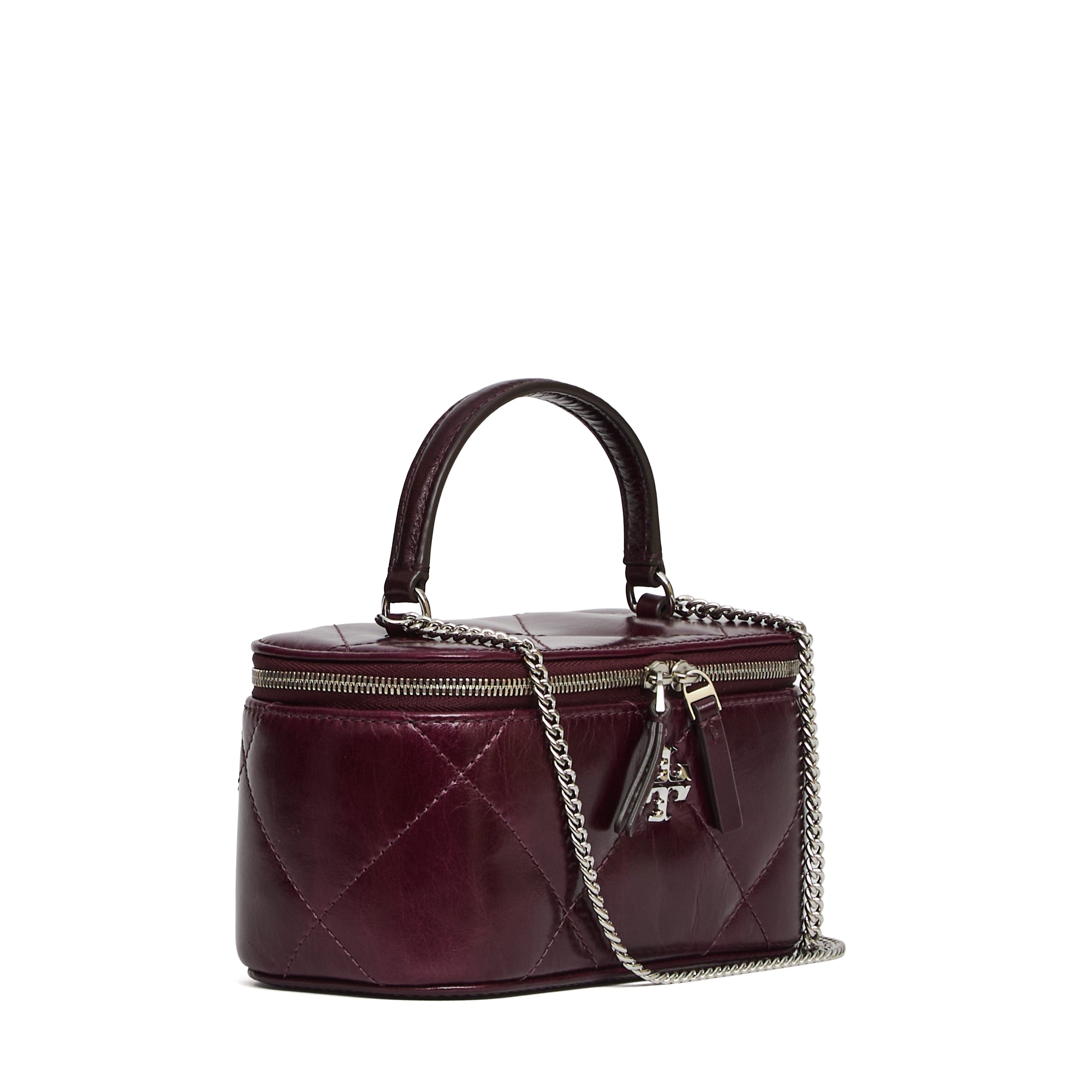 TORY BURCH Chic Mini Diamond Quilted Vanity Case