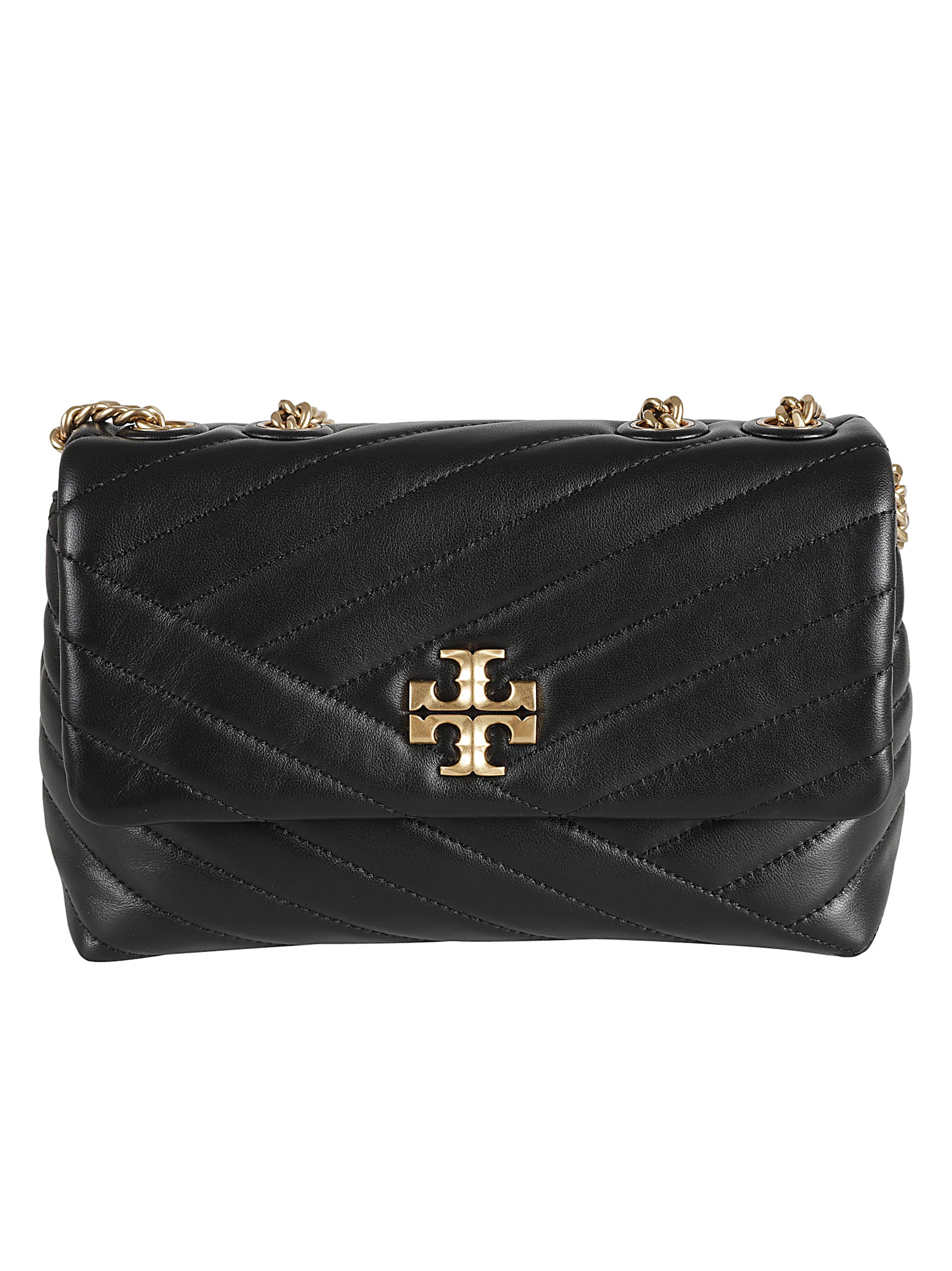 TORY BURCH Elegant Chevron Quilted Shoulder Handbag