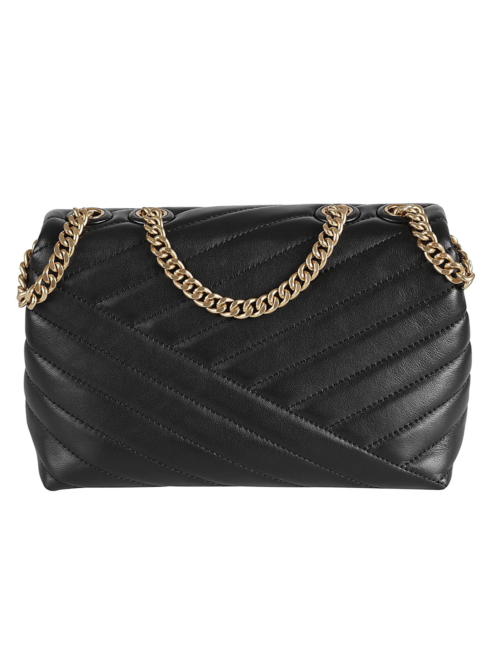 TORY BURCH Elegant Chevron Quilted Shoulder Handbag