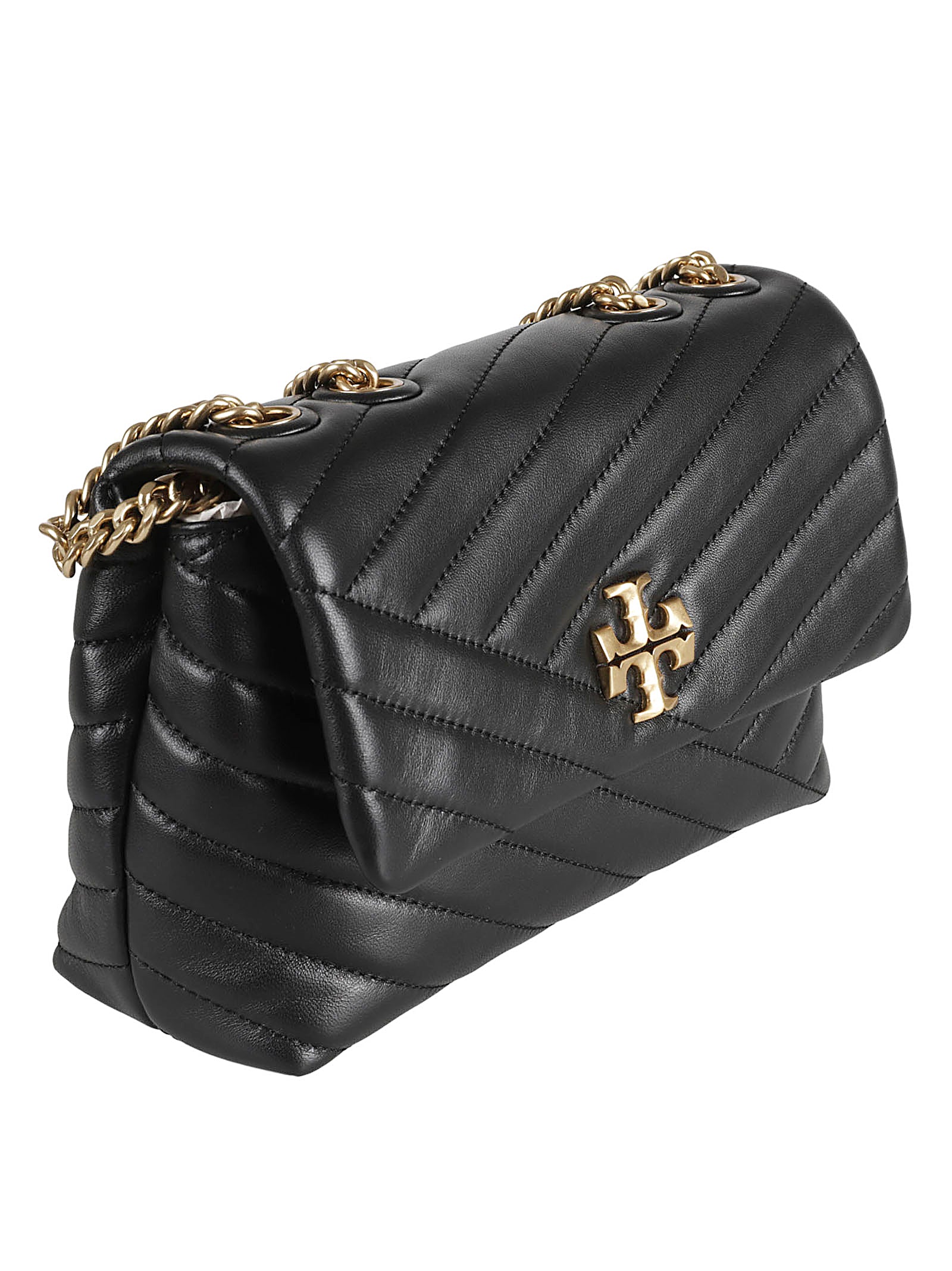 TORY BURCH Elegant Chevron Quilted Shoulder Handbag