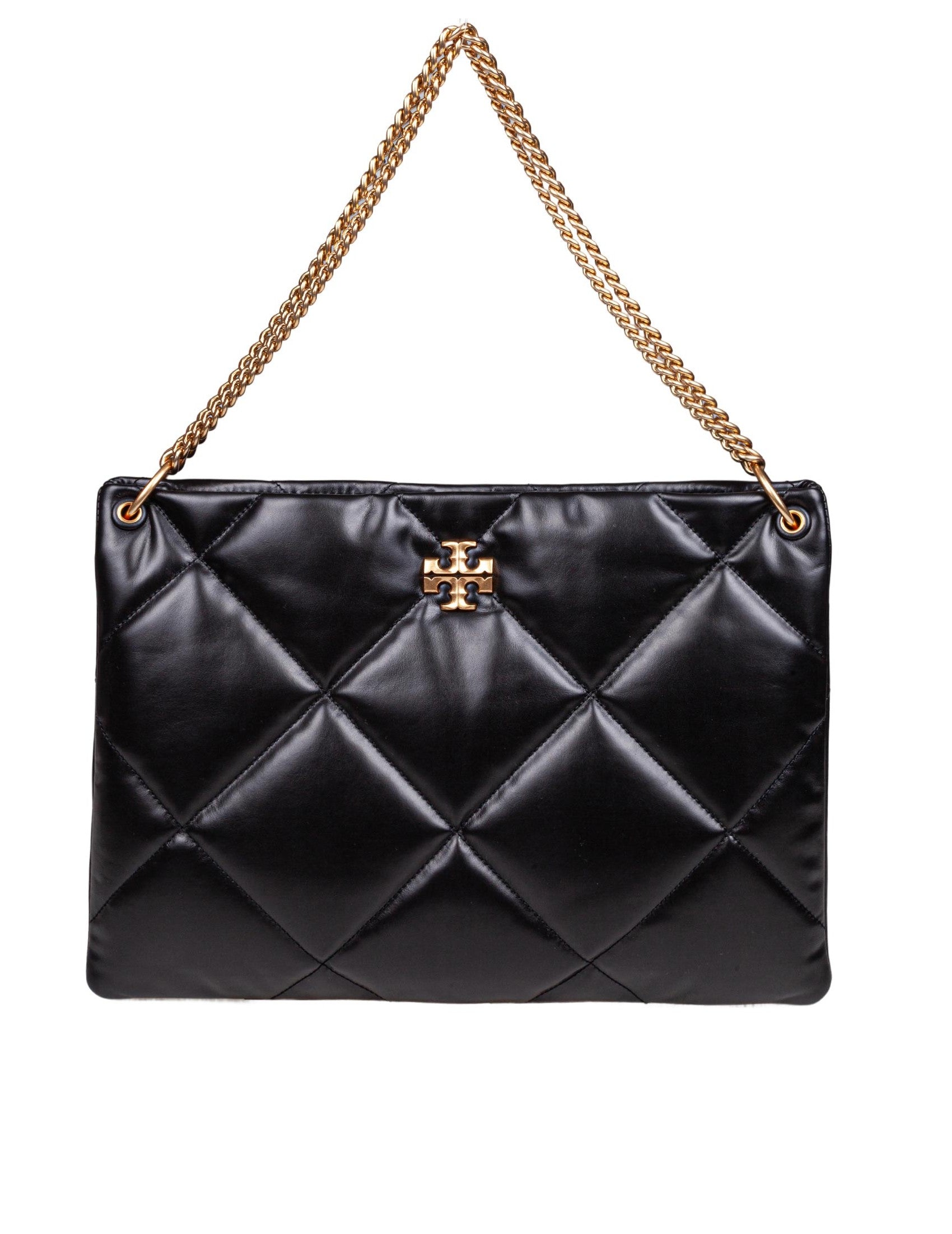 TORY BURCH Kira Diamond Quilted Leather Mini Shoulder Handbag - 26cm x 38cm x 11cm