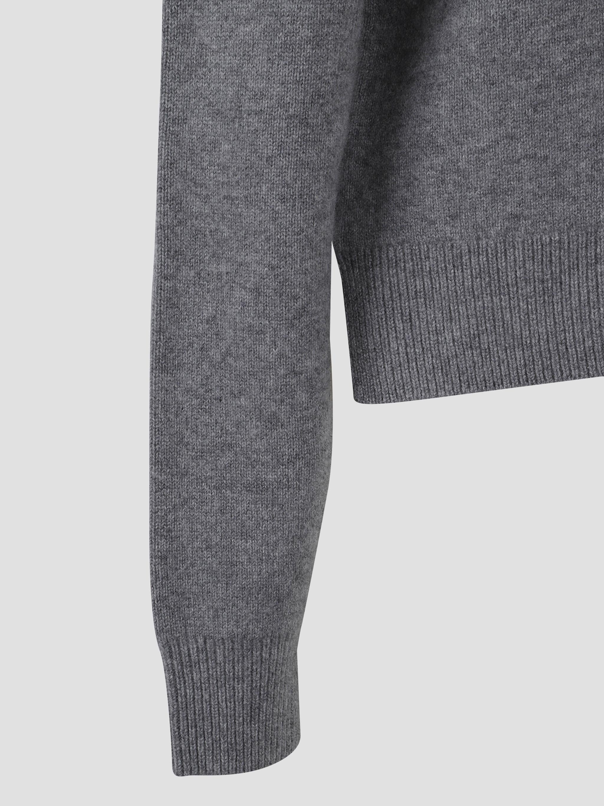 TOTEME Cropped Crew-neck Knit Sweater