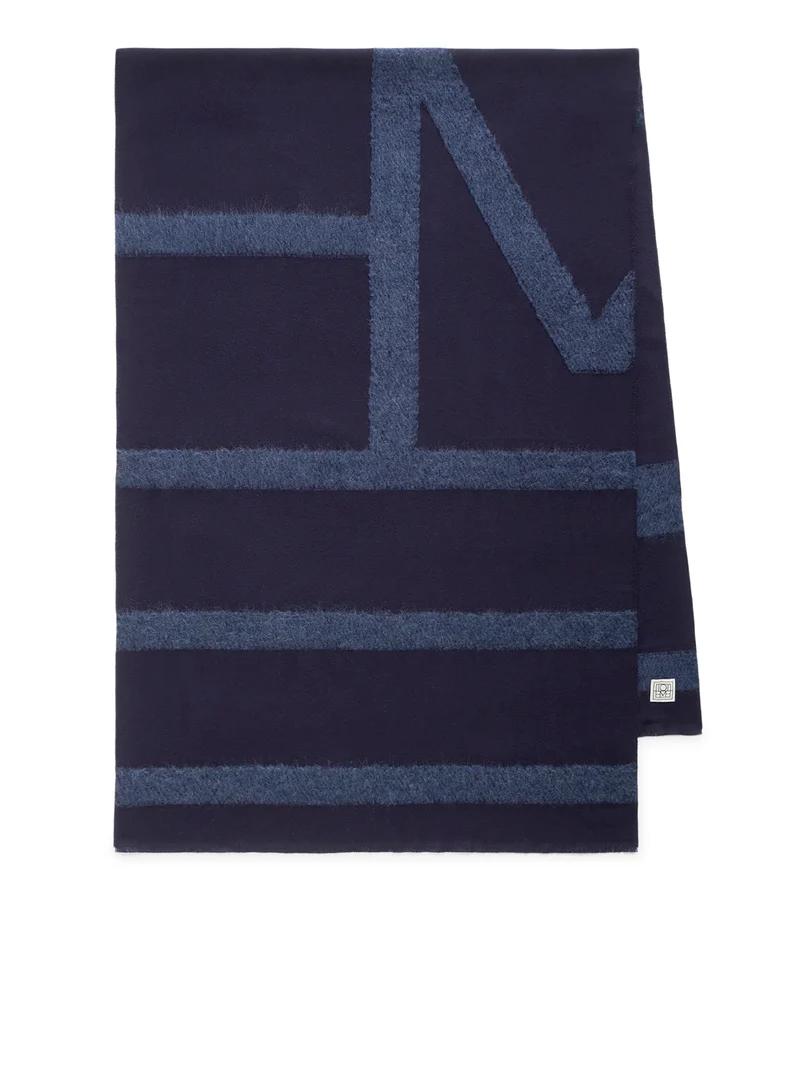 TOTEME Monogram Twill Scarf