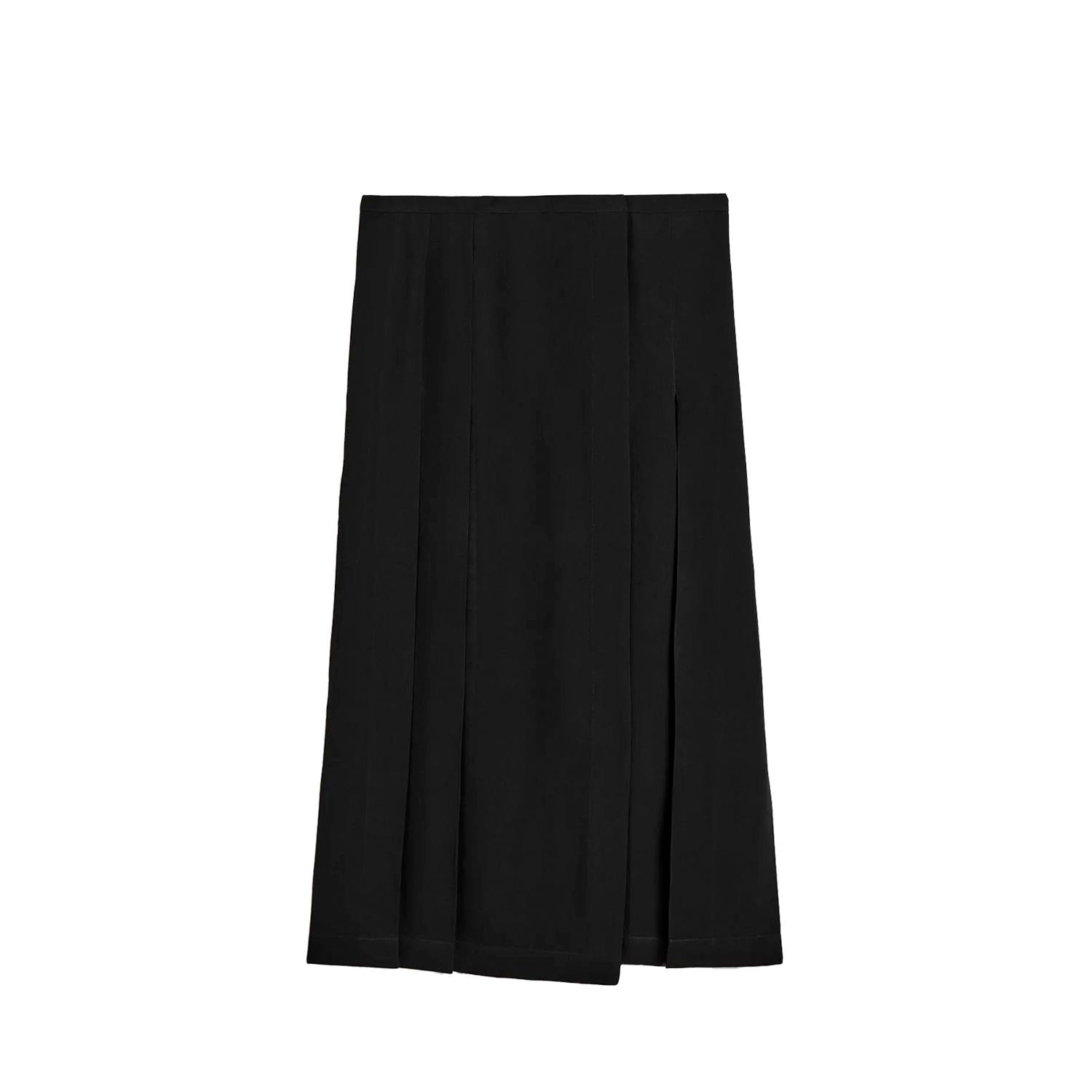 TOTEME Pleated Wrap Skirt