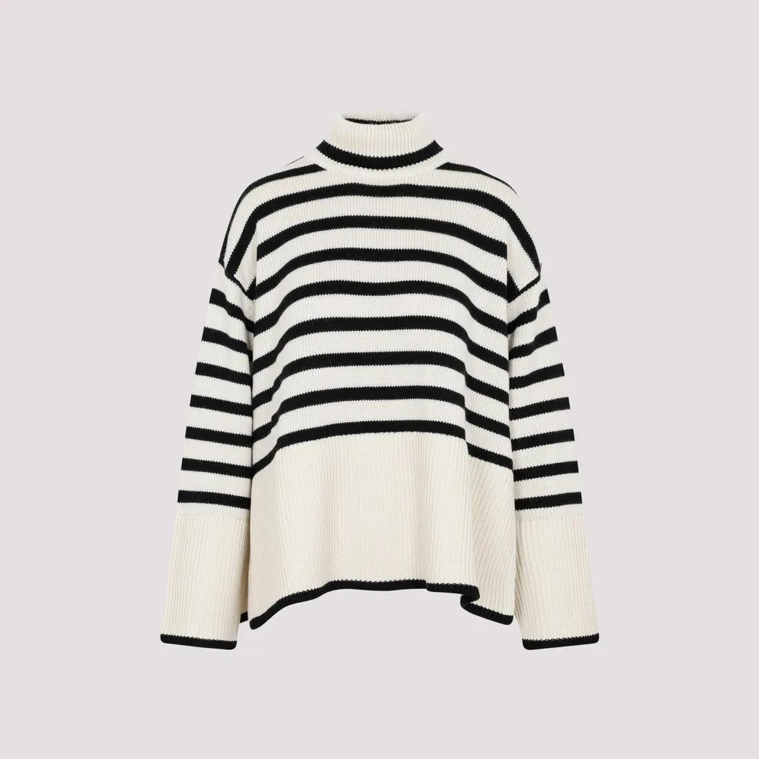 TOTEME Signature Stripe Turtleneck Sweater - Women's