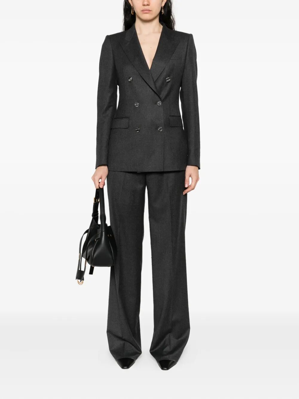 TAGLIATORE Double-Breasted Pleated Suit