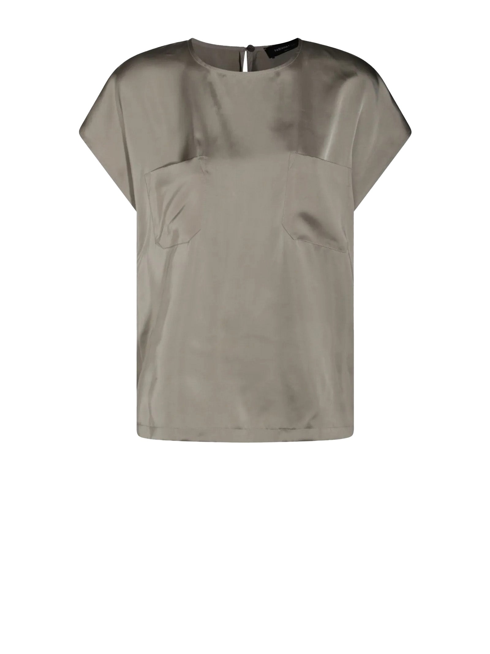 FABIANA FILIPPI Satin T-Shirt for Women - SS25 Collection