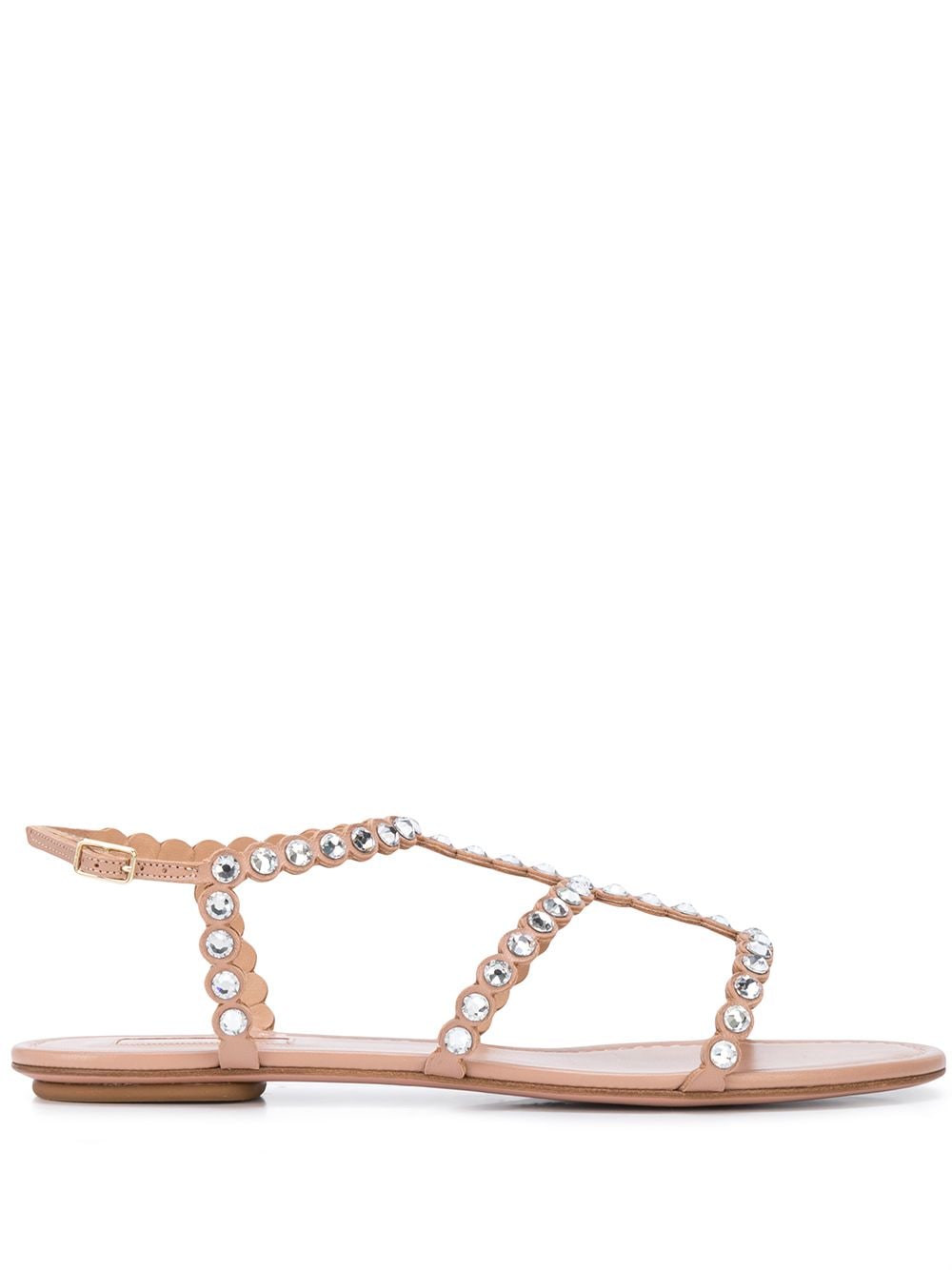 AQUAZZURA Tequila Mini Sandal Flat