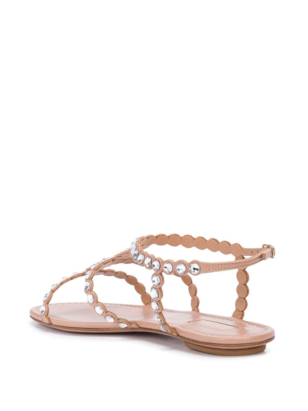 AQUAZZURA Tequila Mini Sandal Flat