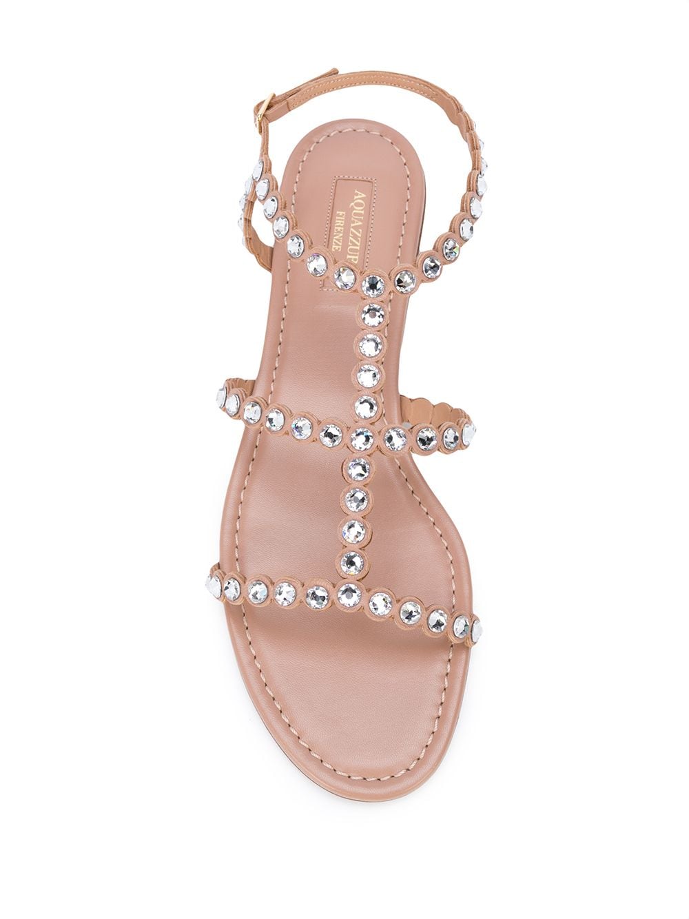 AQUAZZURA Tequila Mini Sandal Flat