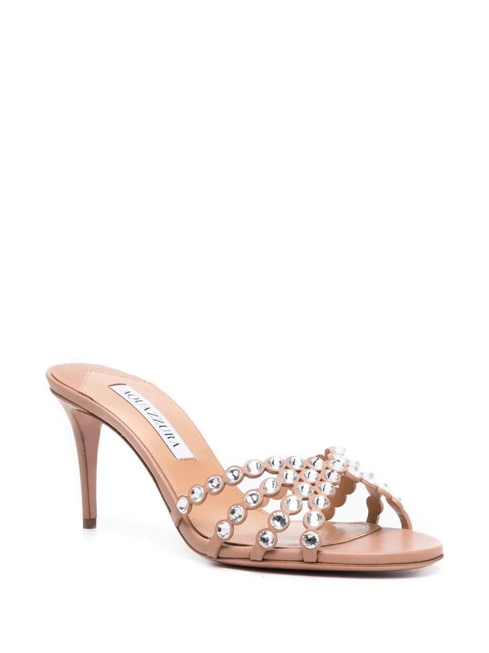 AQUAZZURA 75MM Stiletto Sandals