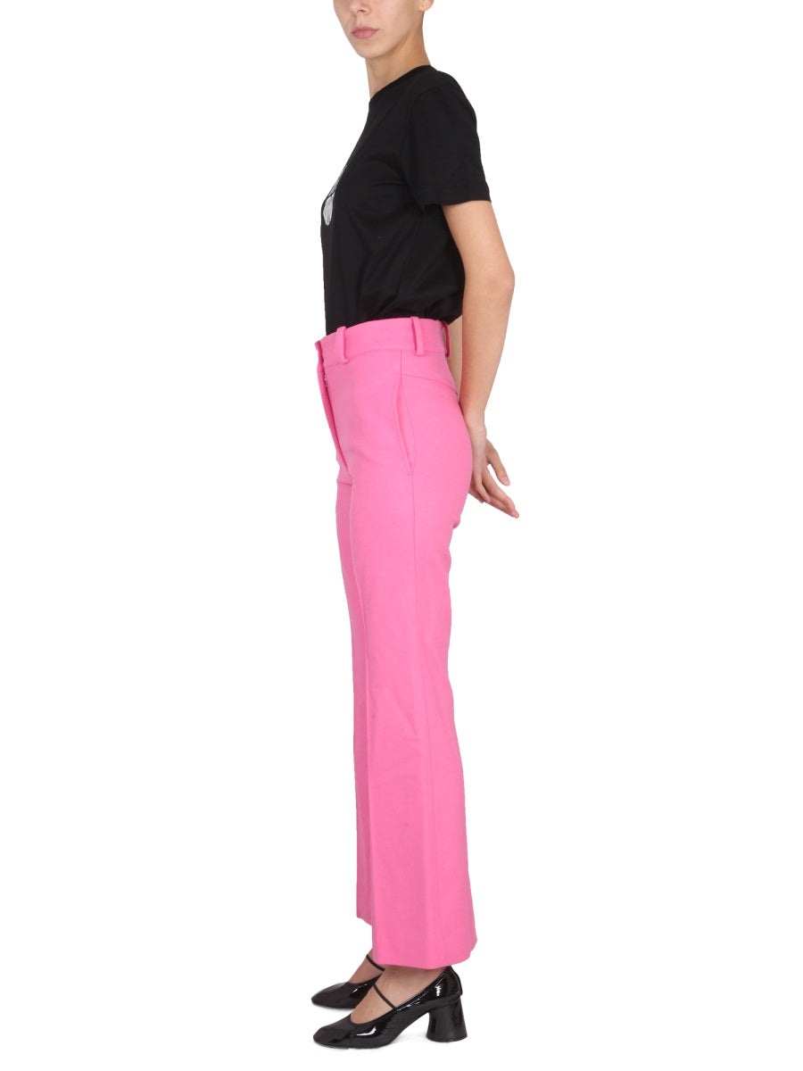 PATOU Women’s Bell Bottoms with Button and Zipper Closure