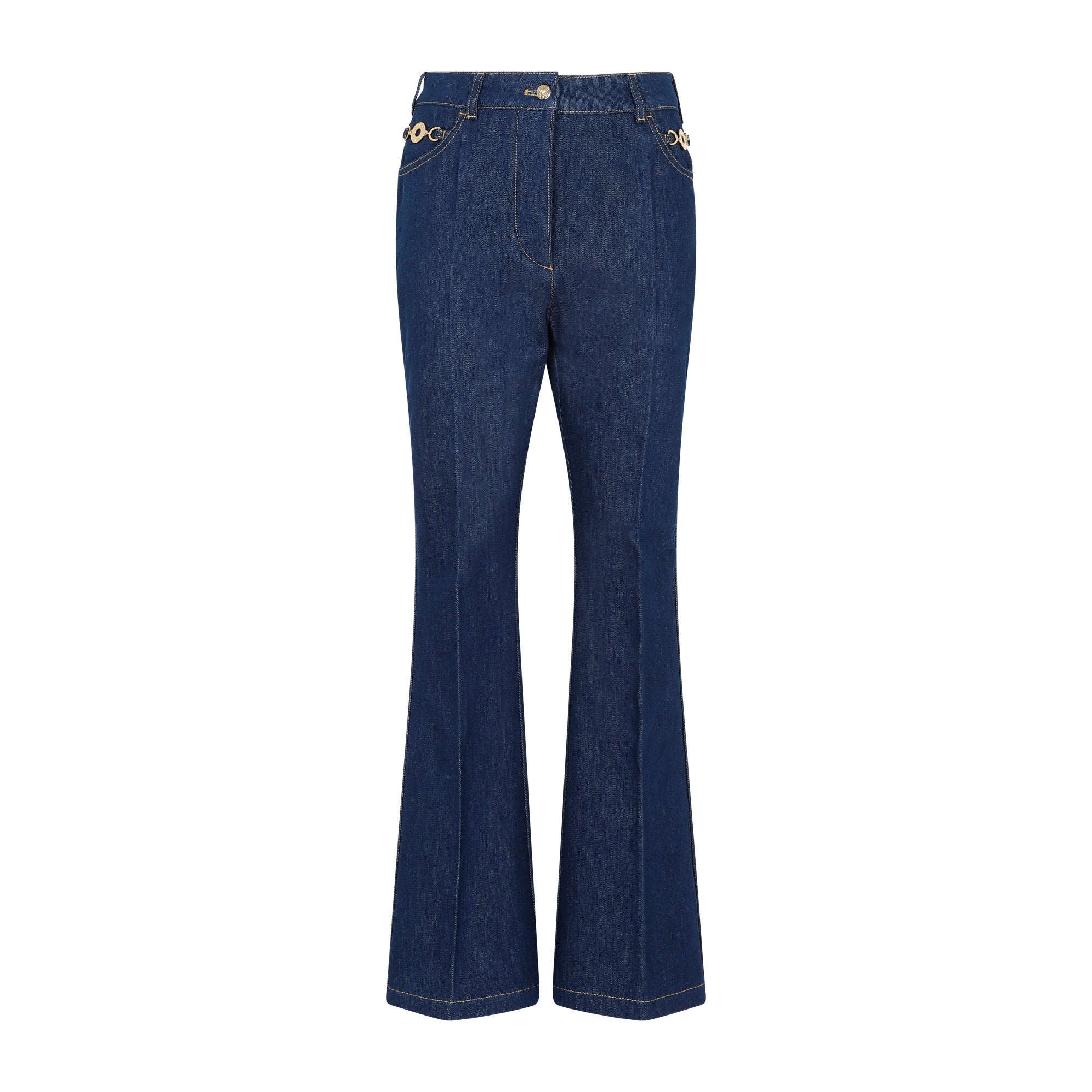 PATOU Flare Denim Trousers - Women’s Stylish Fit