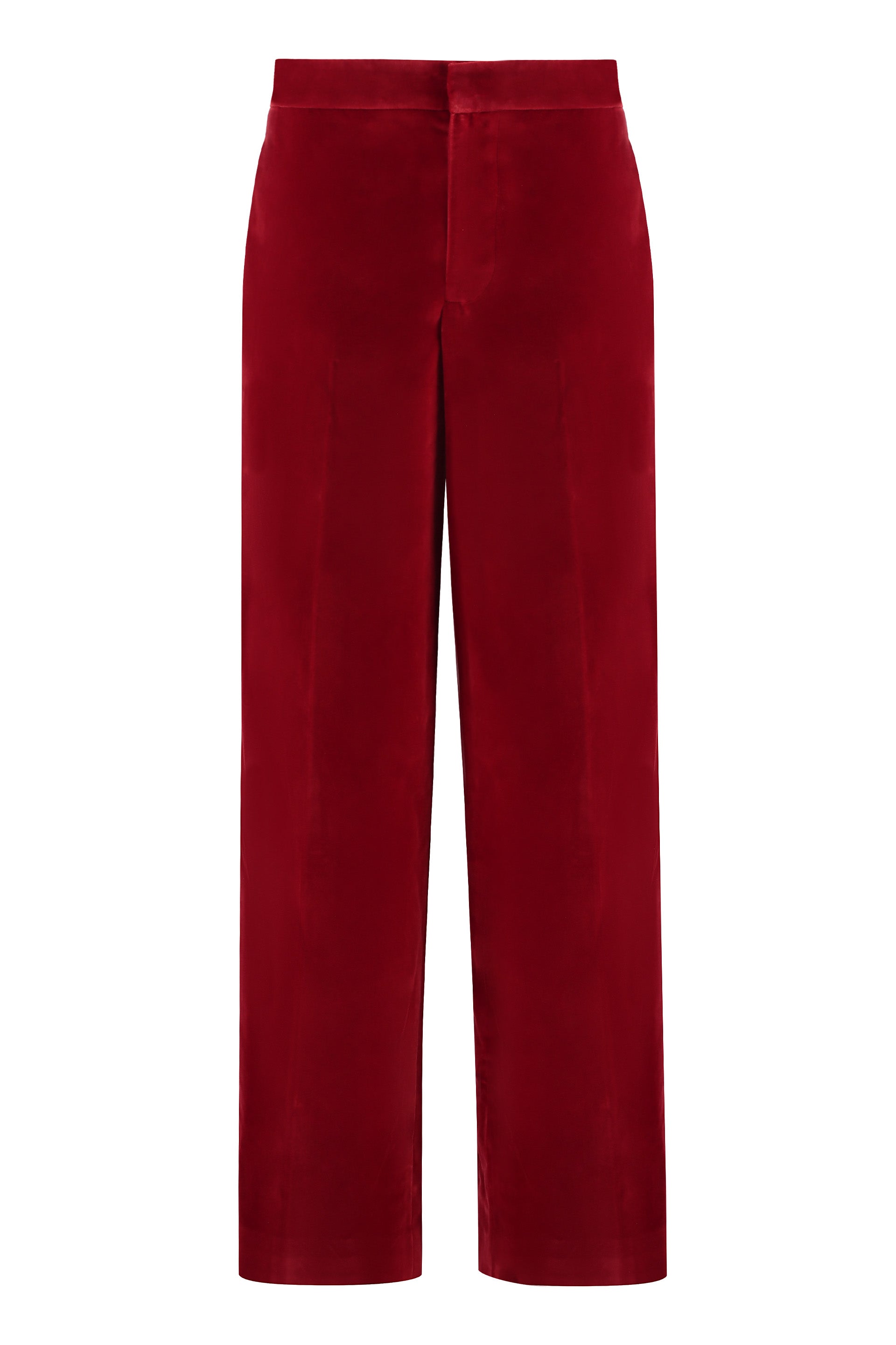 JW ANDERSON Velvet Straight Leg Tuxedo Trousers - FW24
