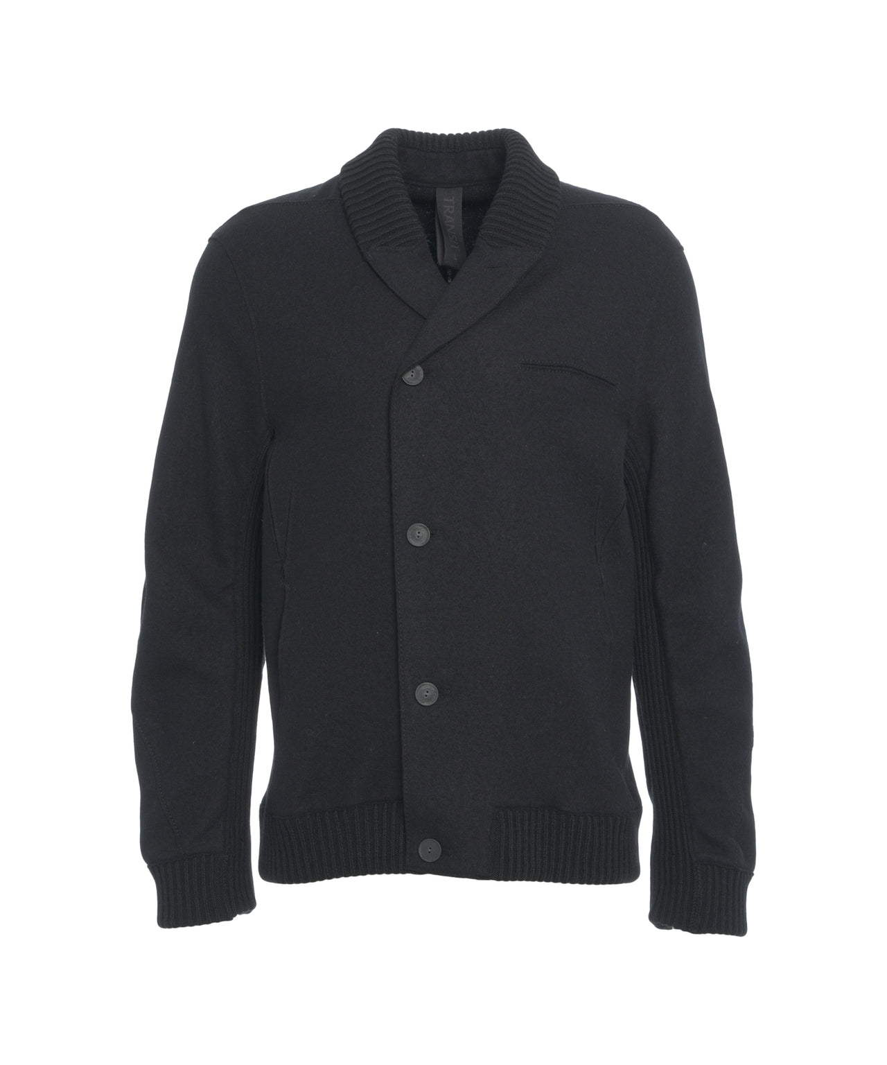 TRANSIT Casual Scarf-Collared Cardigan for Men