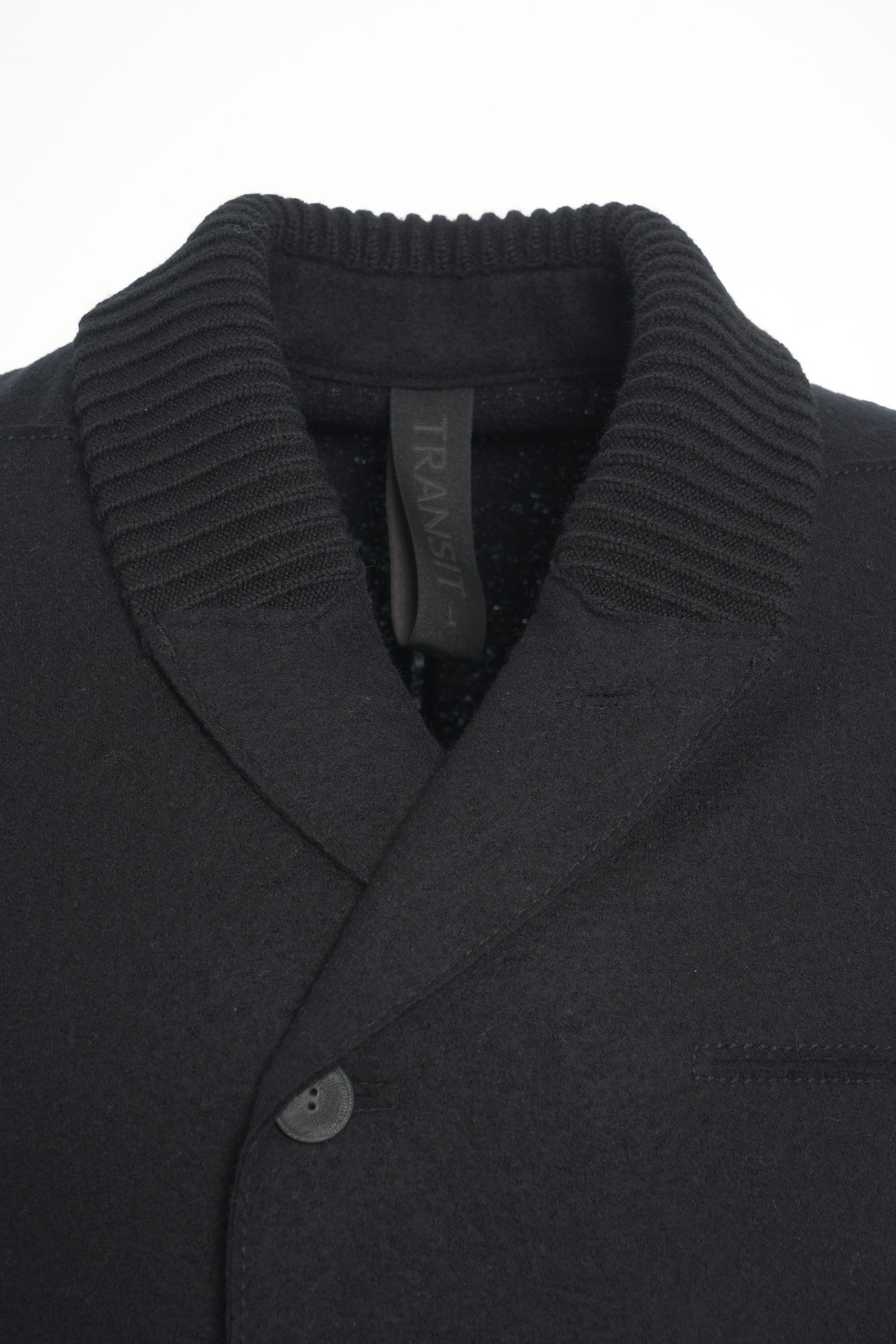 TRANSIT Casual Scarf-Collared Cardigan for Men
