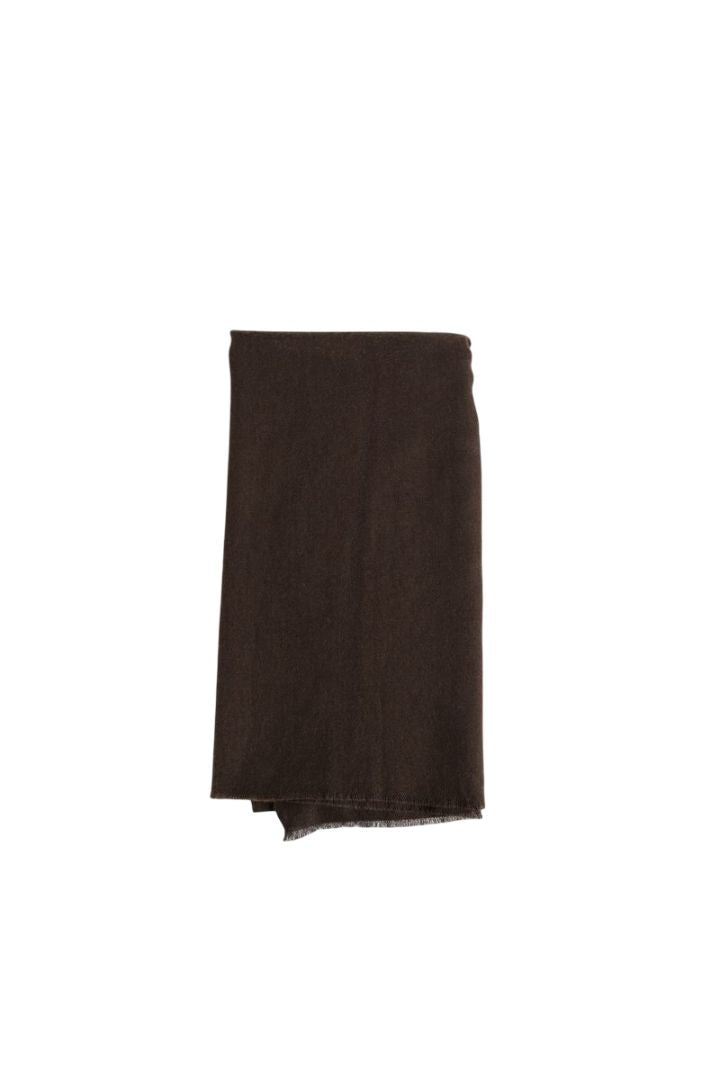 DENIS COLOMB Travel Mini Scarf with Fringe Detail
