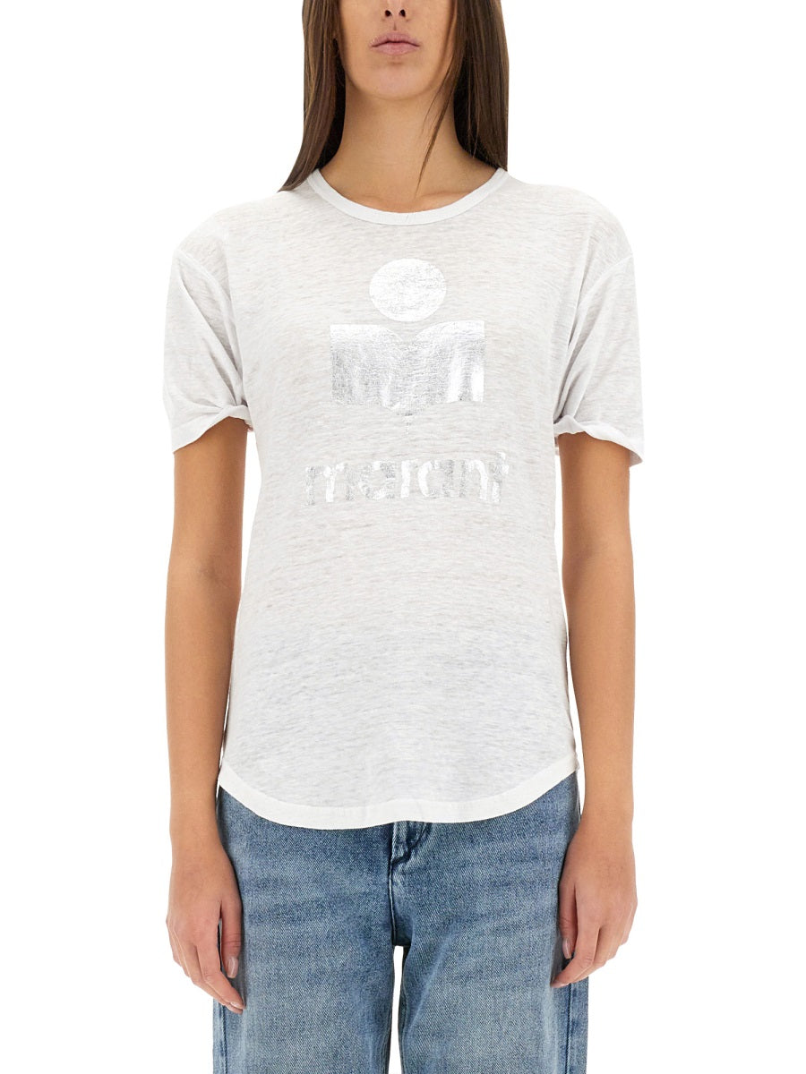ISABEL MARANT ETOILE Women's Graphic Front Logo T-Shirt