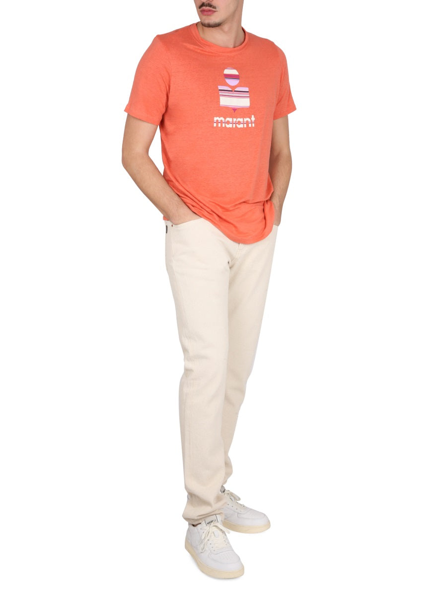 ISABEL MARANT Men's Crowling Logo Print T-Shirt