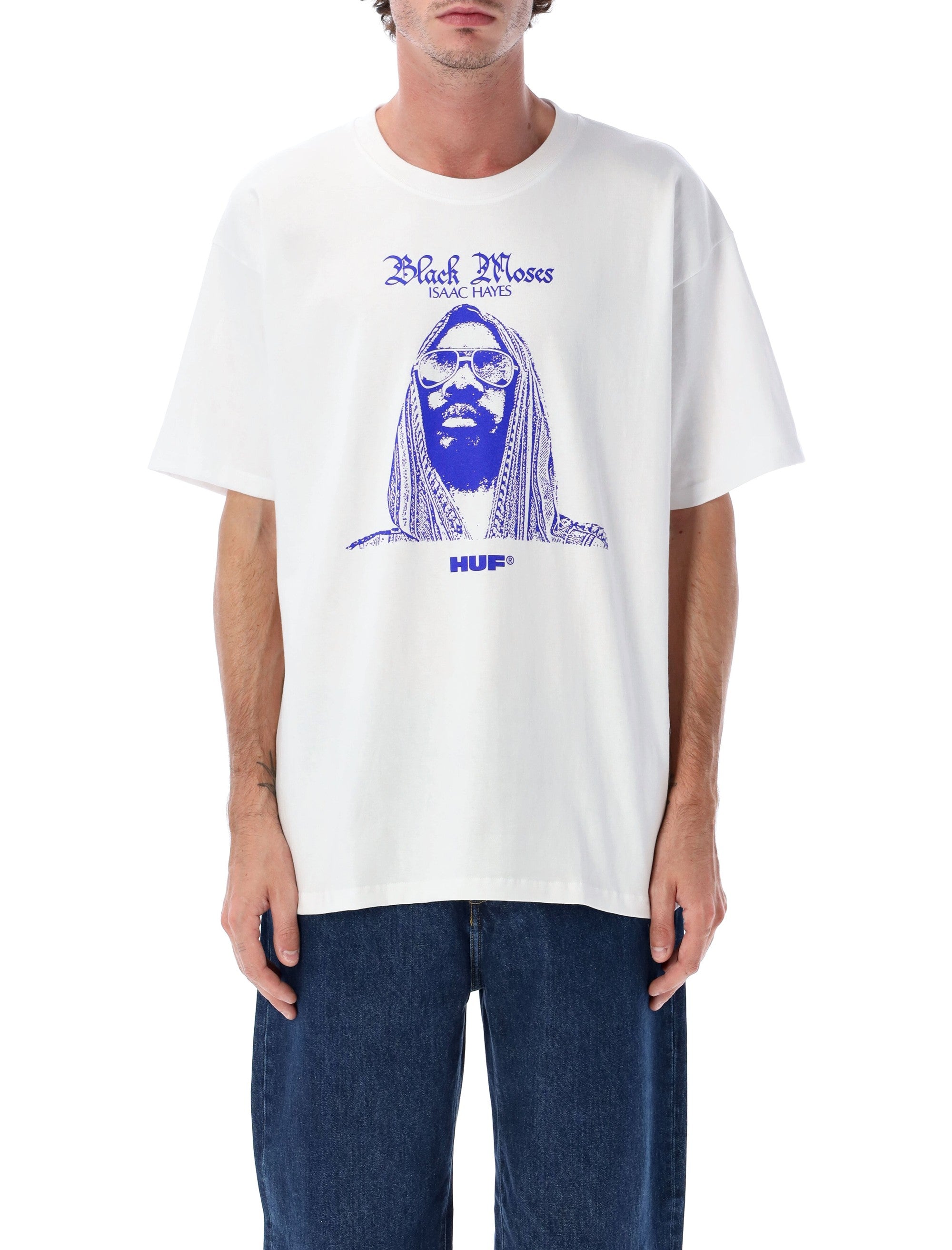 HUF Heavyweight Black Moses T-Shirt - Size L