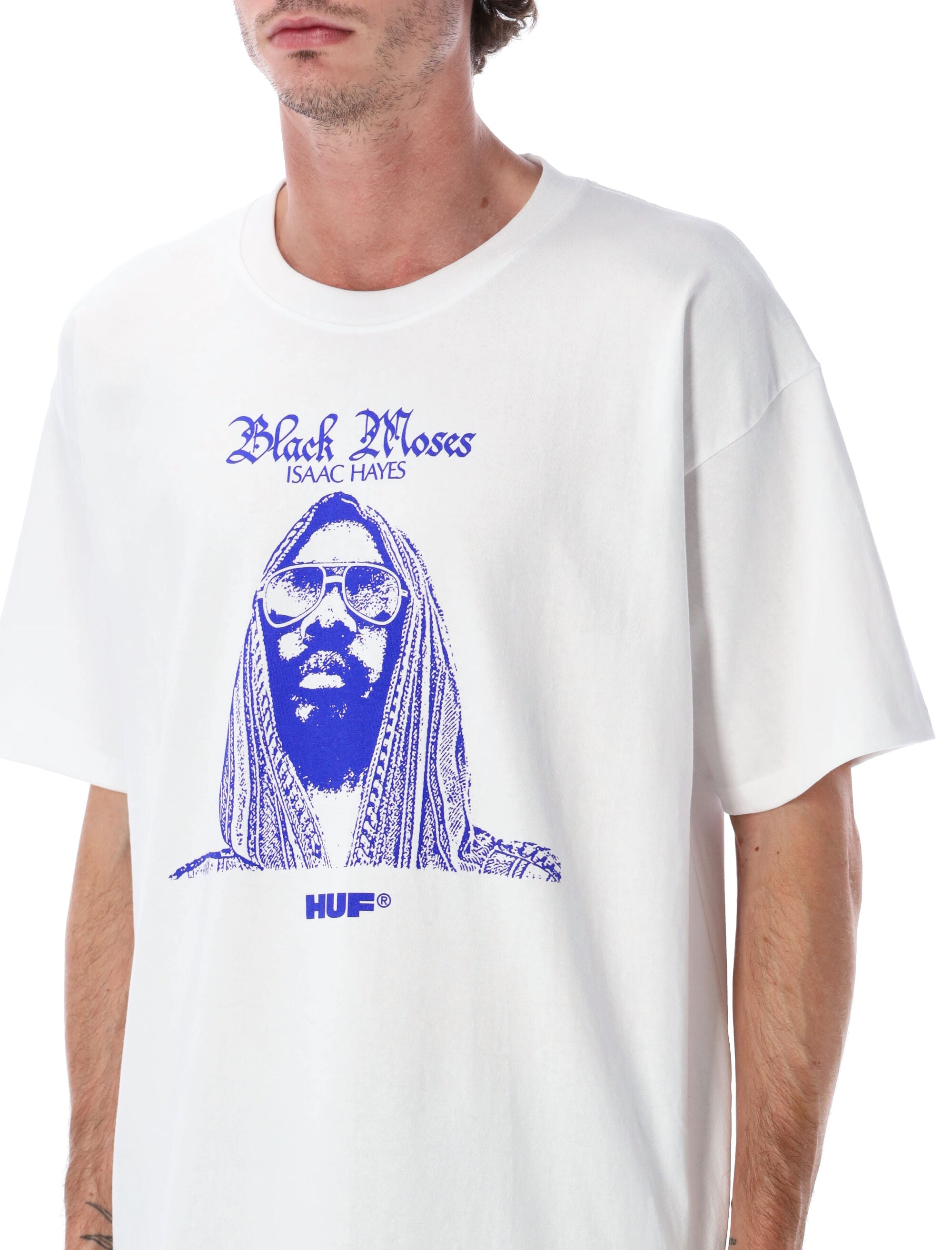HUF Heavyweight Black Moses T-Shirt - Size L