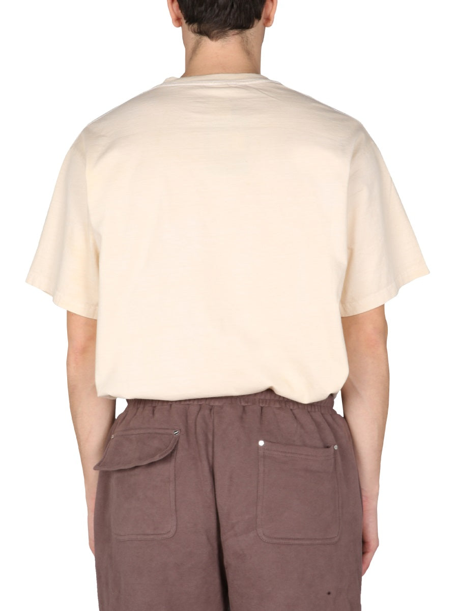 MOUTY Classic Crew Neck Logo T-Shirt