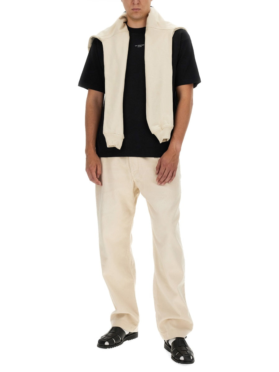 DRÔLE DE MONSIEUR Slogan T-Shirt - Regular Fit - Size L