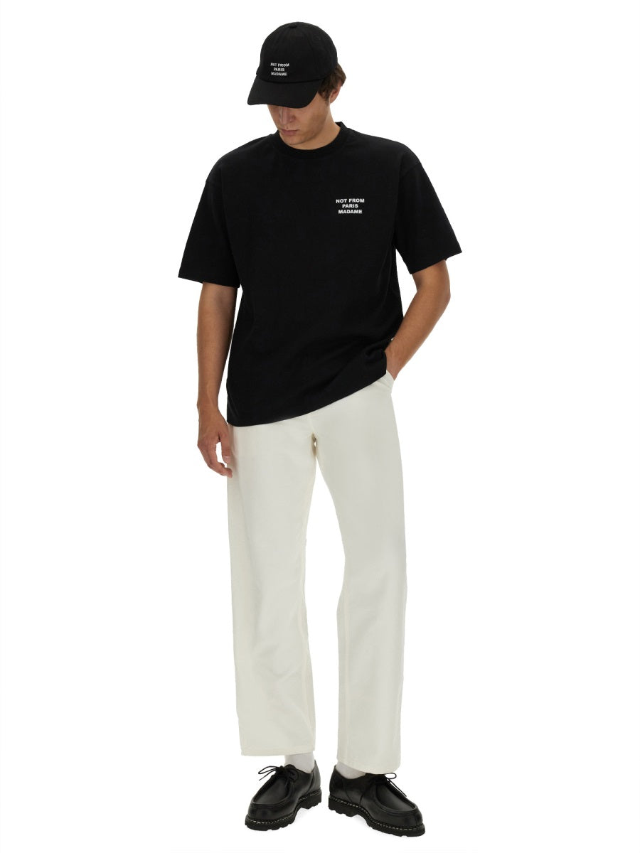 DRÔLE DE MONSIEUR Classic Cotton T-Shirt - Size L