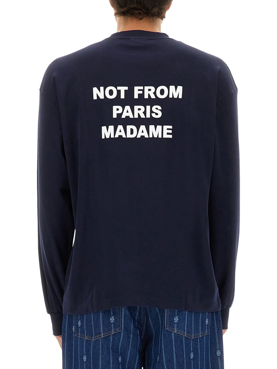 DRÔLE DE MONSIEUR Men's Classic Cotton T-Shirt - Size L