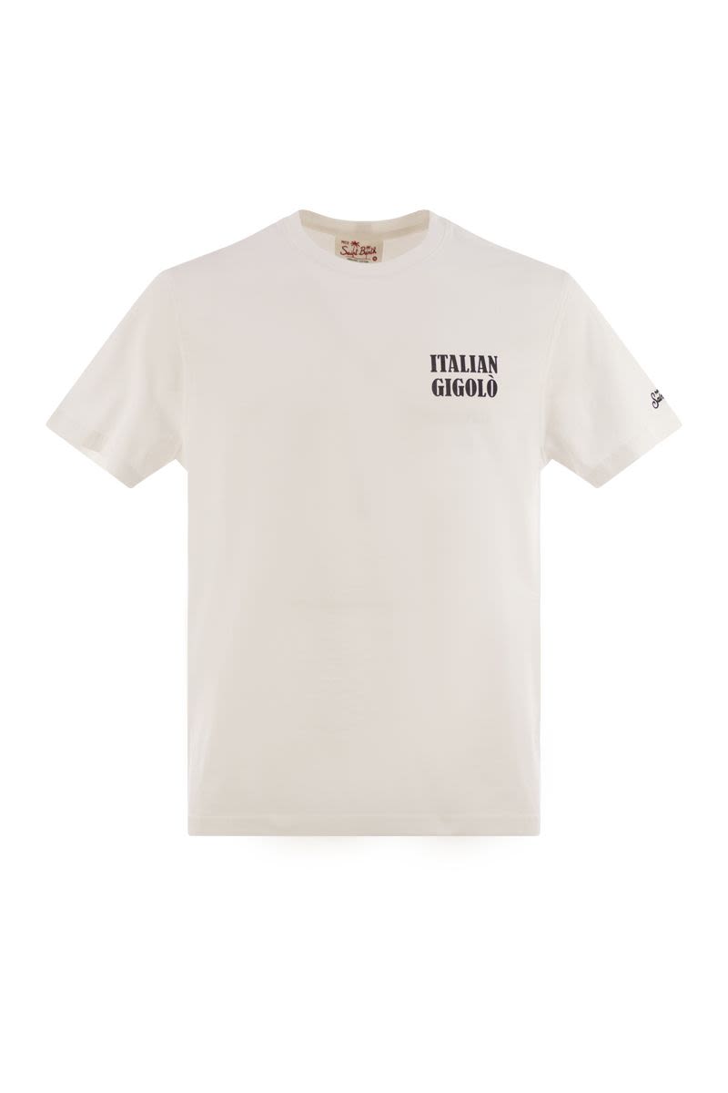 MC2 SAINT BARTH Men's Graphic T-Shirt with Bold Prints