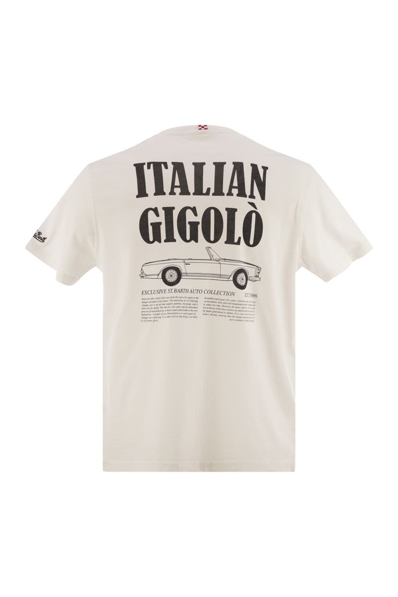 MC2 SAINT BARTH Men's Graphic T-Shirt with Bold Prints