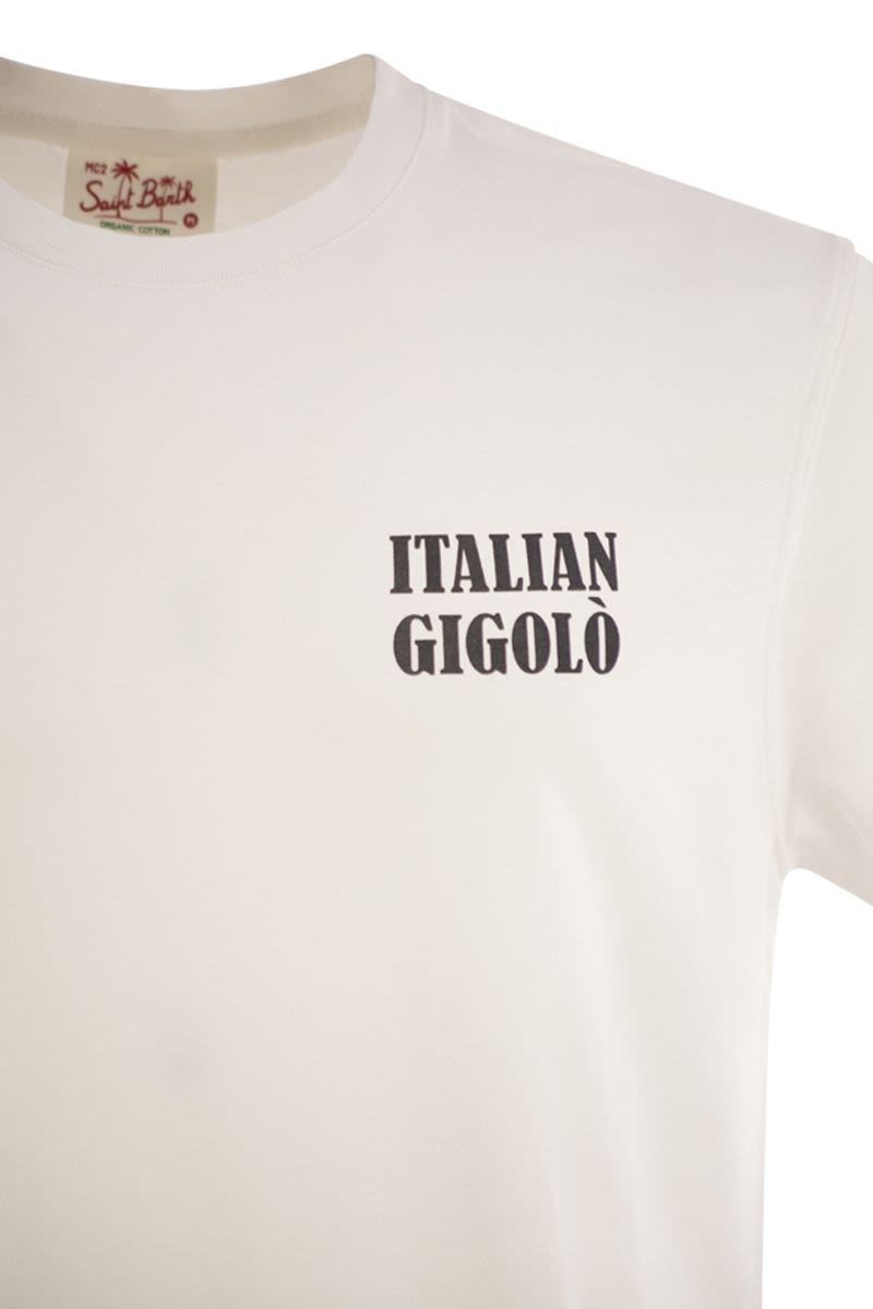 MC2 SAINT BARTH Men's Graphic T-Shirt with Bold Prints