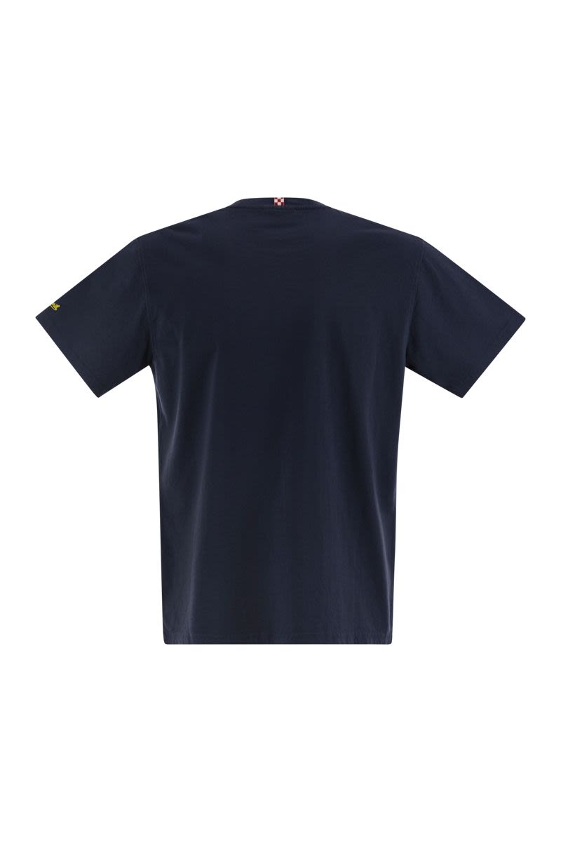 MC2 SAINT BARTH Men's Iconic T-Shirt with Chest Print