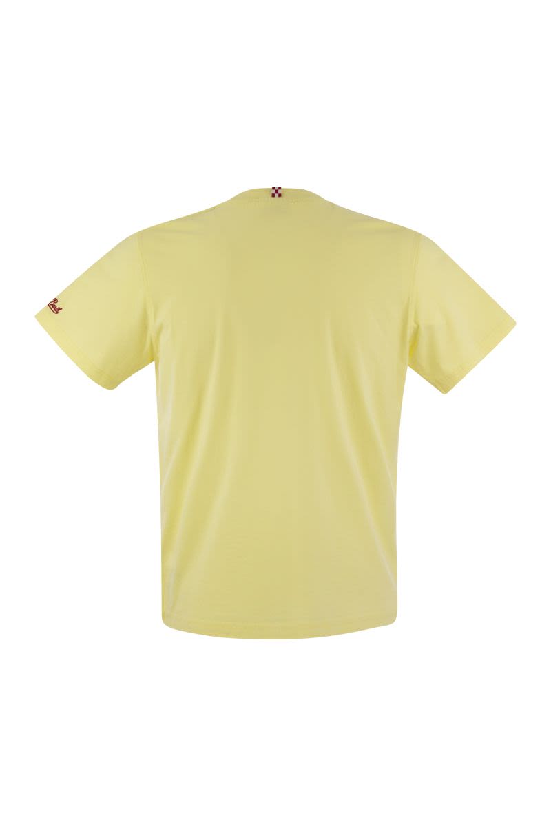 MC2 SAINT BARTH Men’s Short Sleeve T-Shirt with Chest Print