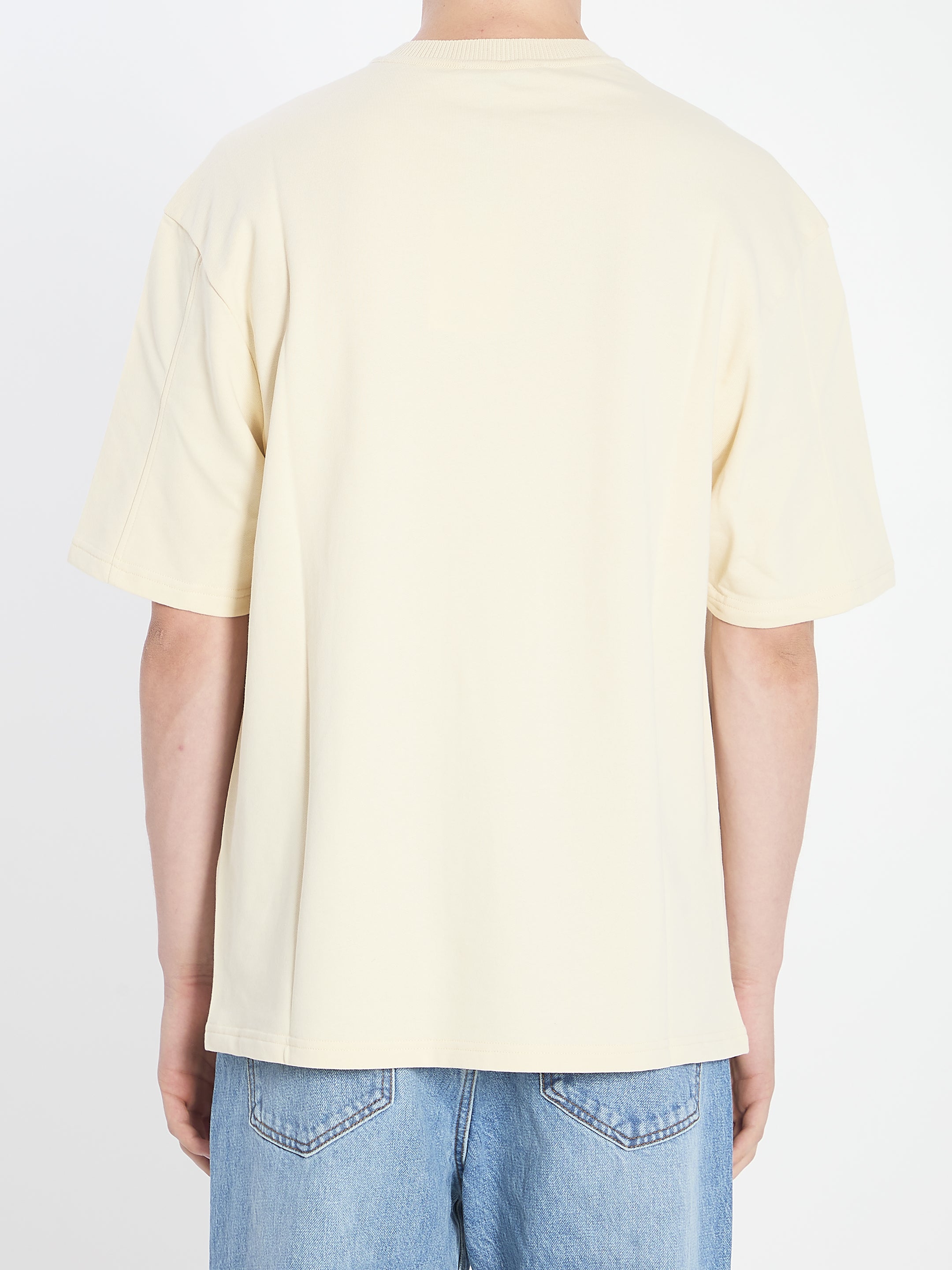 JACQUEMUS Relaxed Fit T-Shirt with 3/4 Sleeves - Size L