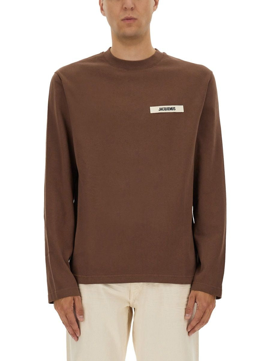 JACQUEMUS Long Sleeve Cotton T-Shirt