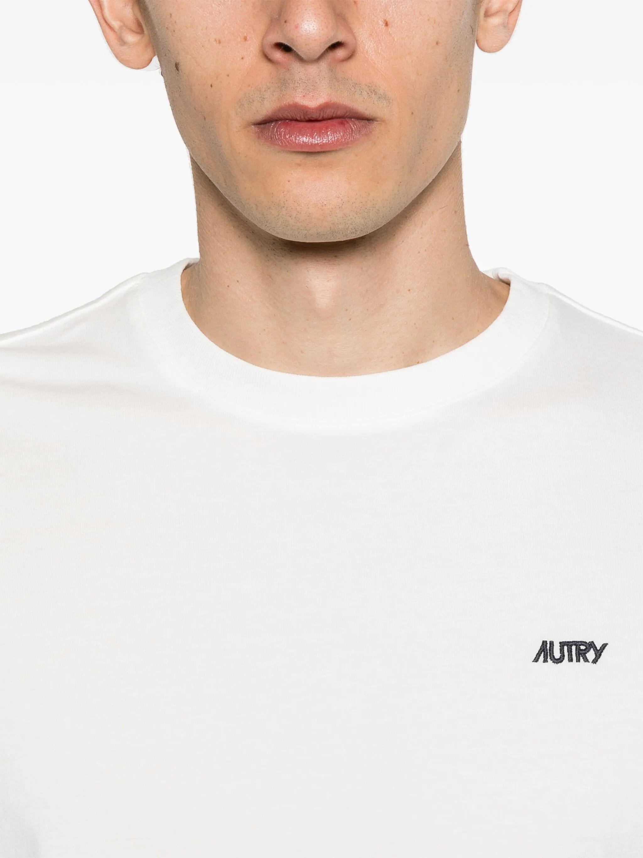 AUTRY Men's Leather T-Shirt for FW25 Collection