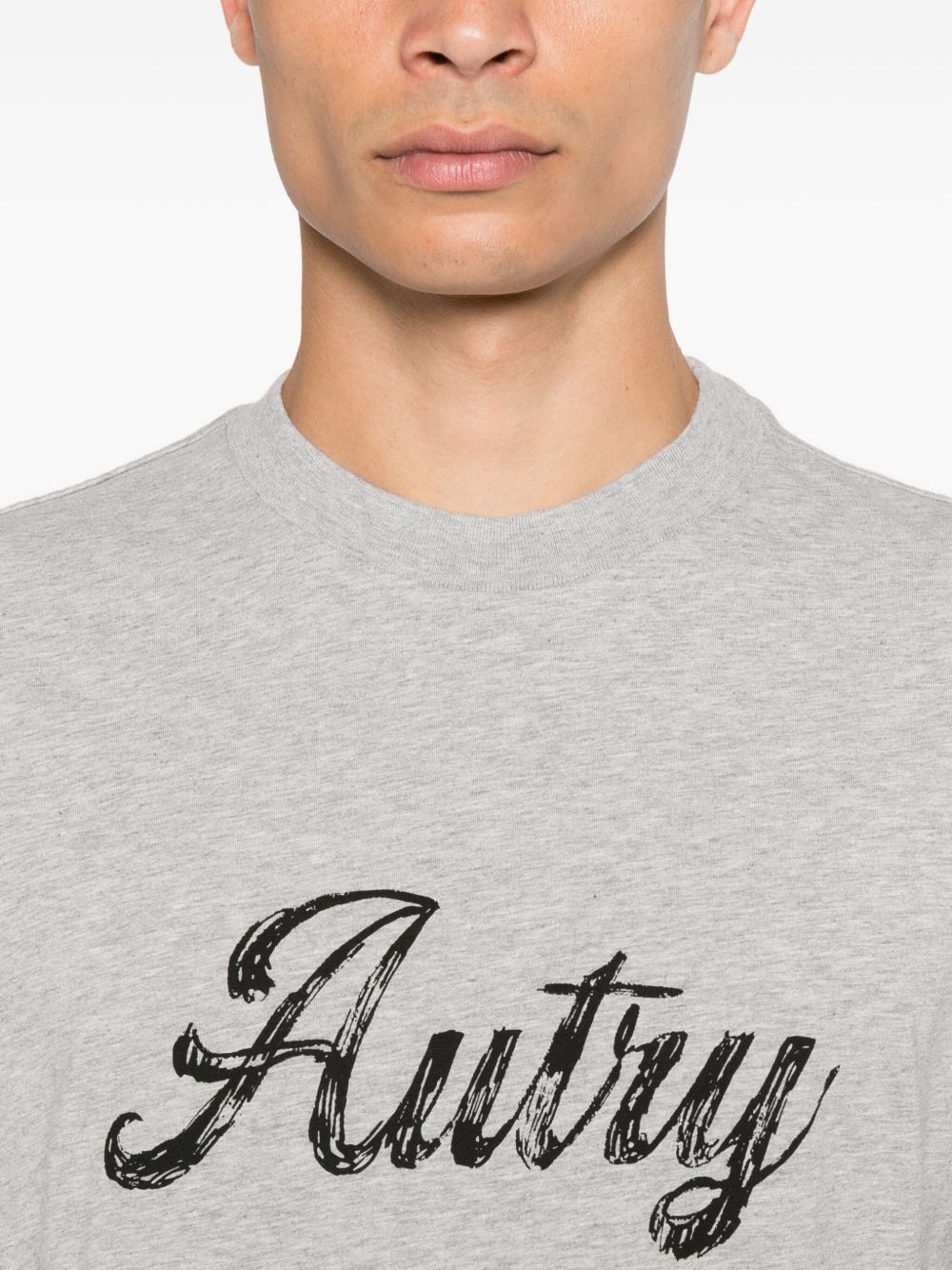 AUTRY Cotton Crew Neck Tee
