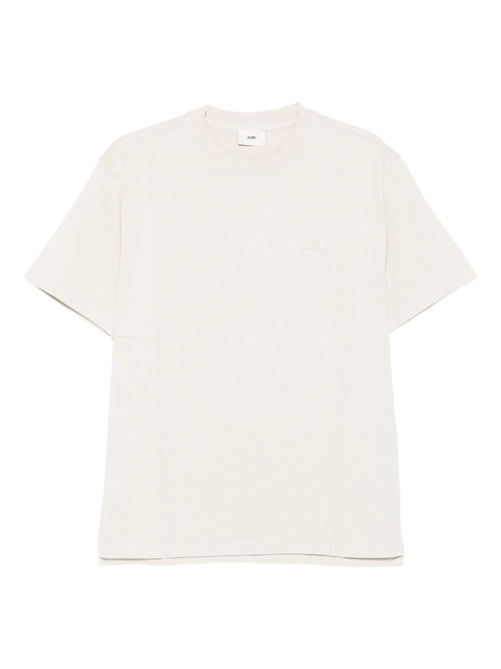 AUTRY Classic Crew Neck T-Shirt with Logo Patch