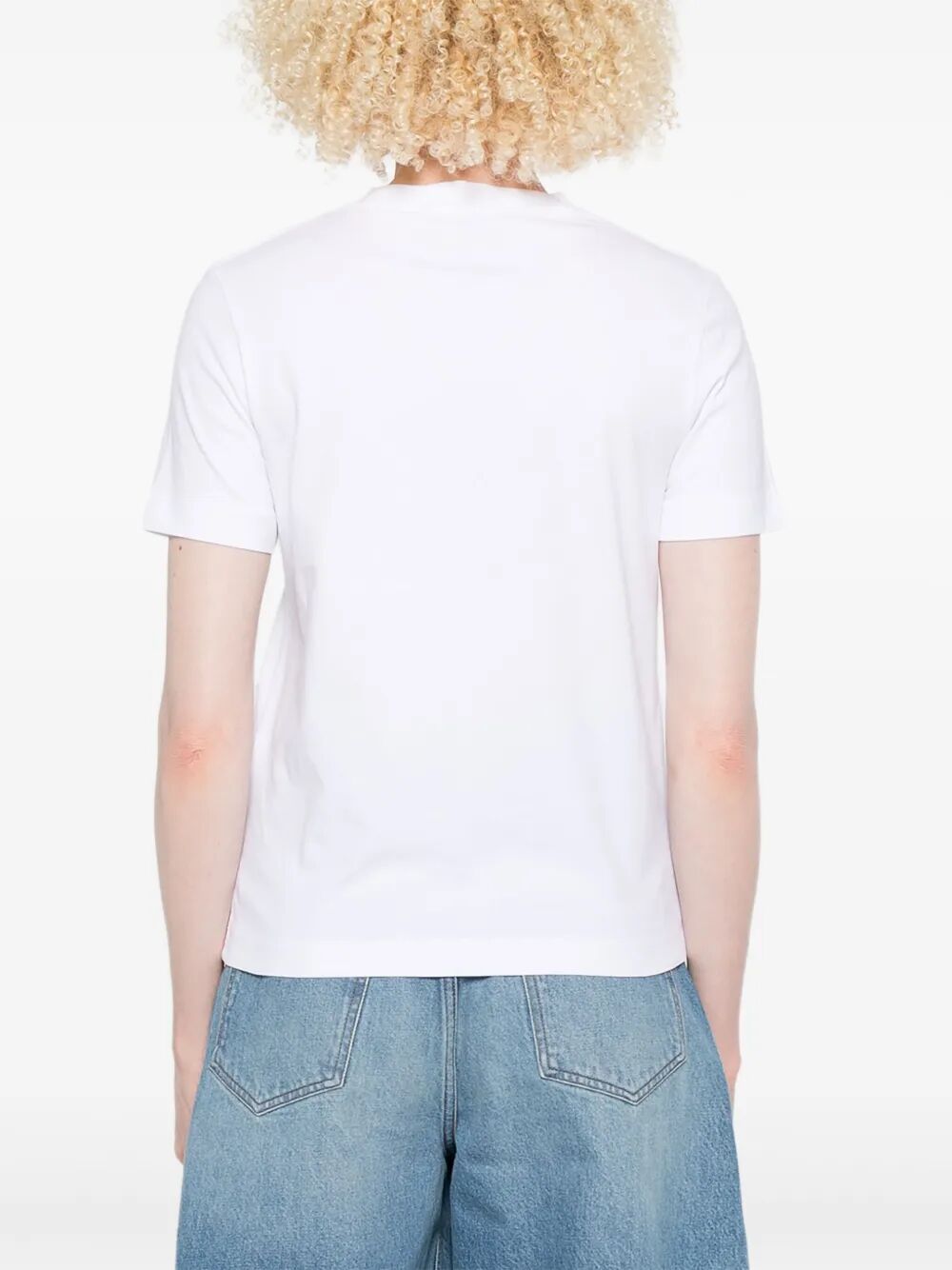JACQUEMUS Embroidered Logo Short Sleeve T-Shirt