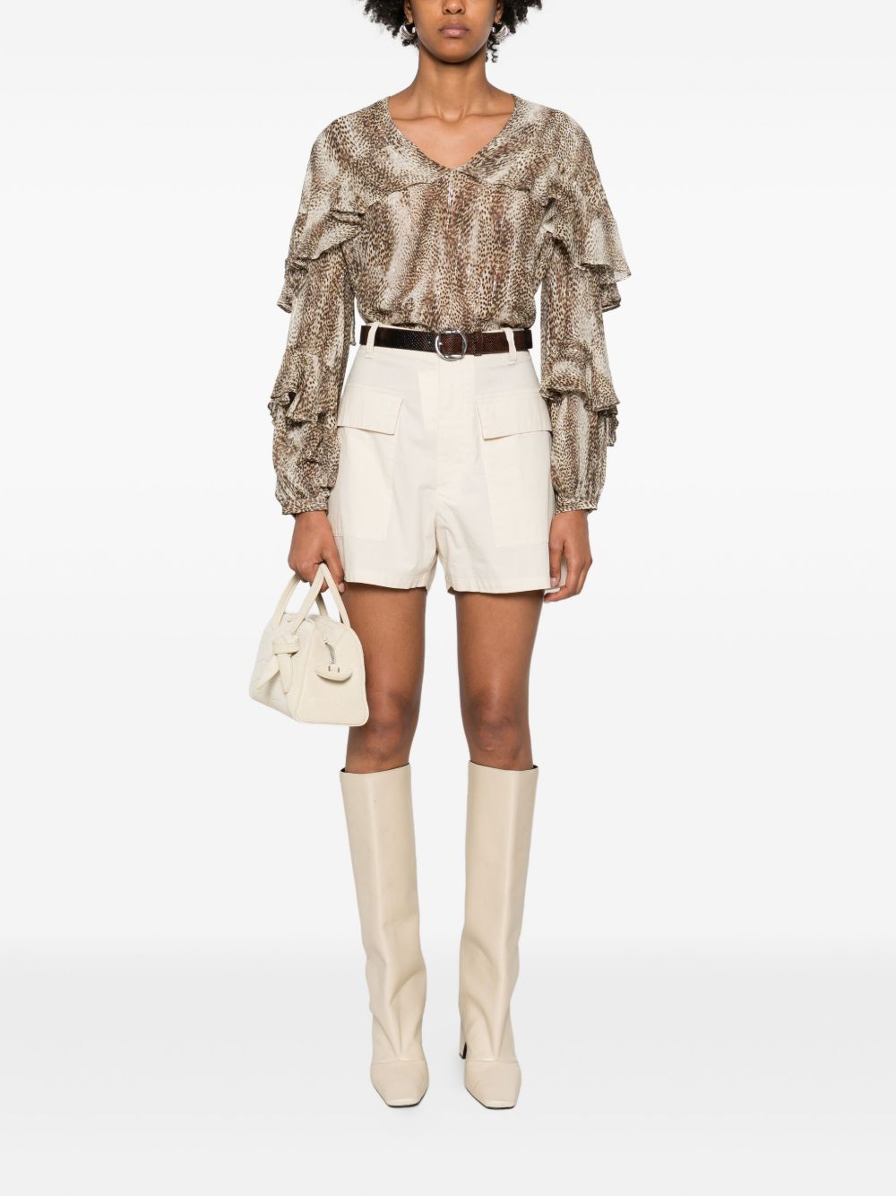 TWIN SET Elegant Twin-Set Button-Up Shirt for Women