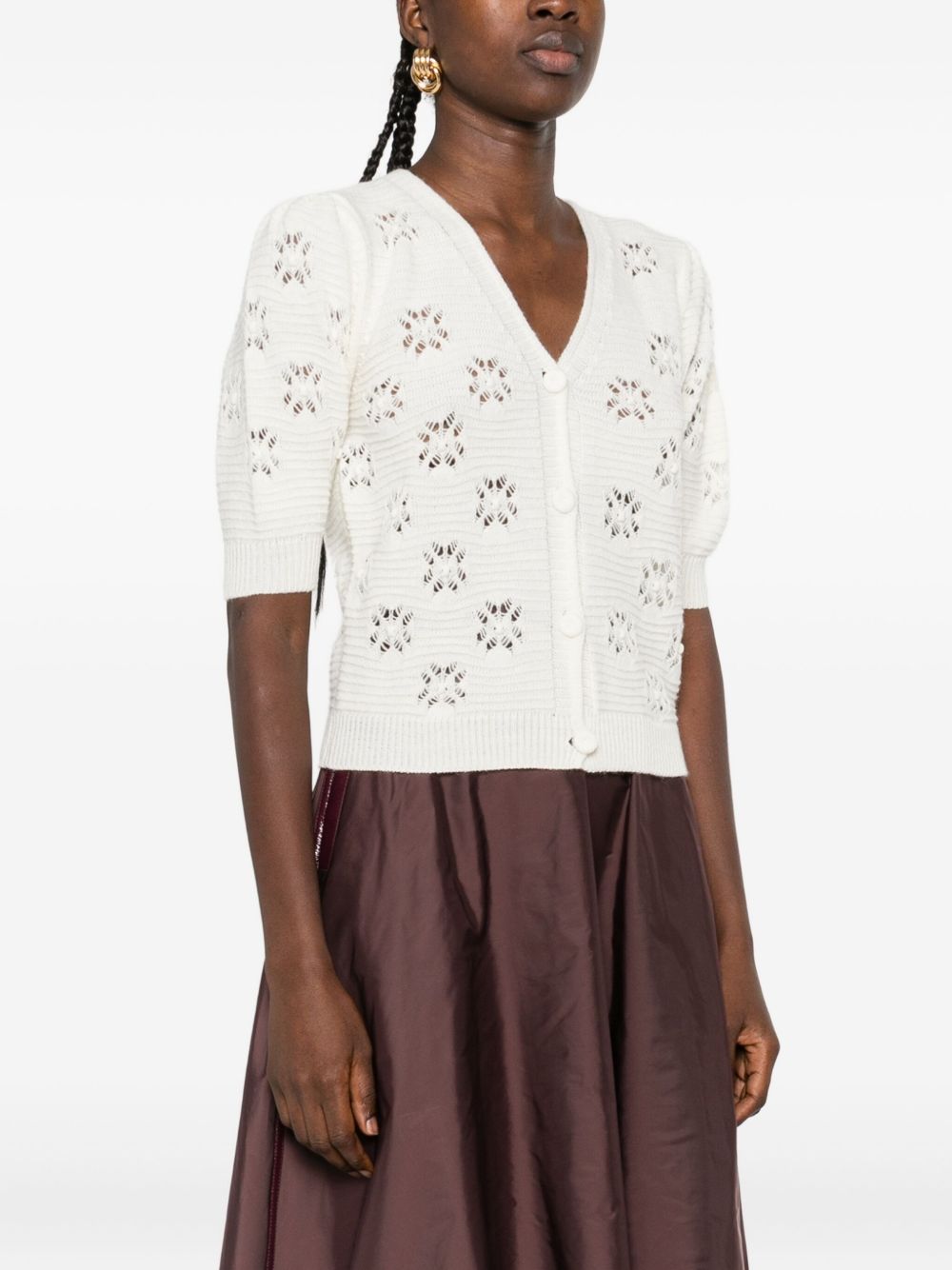 TWIN SET Cozy Knit Pullover Sweater