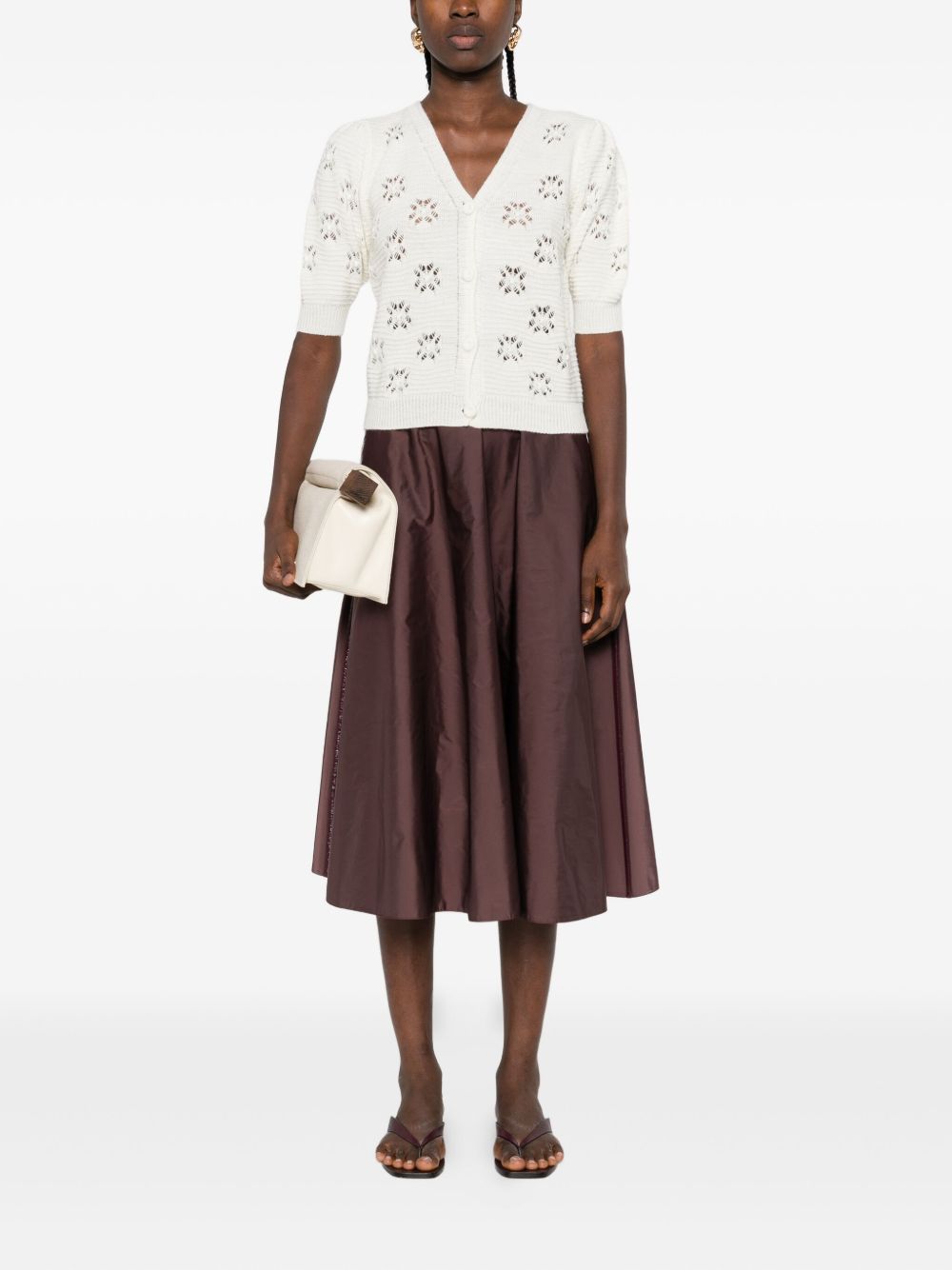 TWIN SET Cozy Knit Pullover Sweater