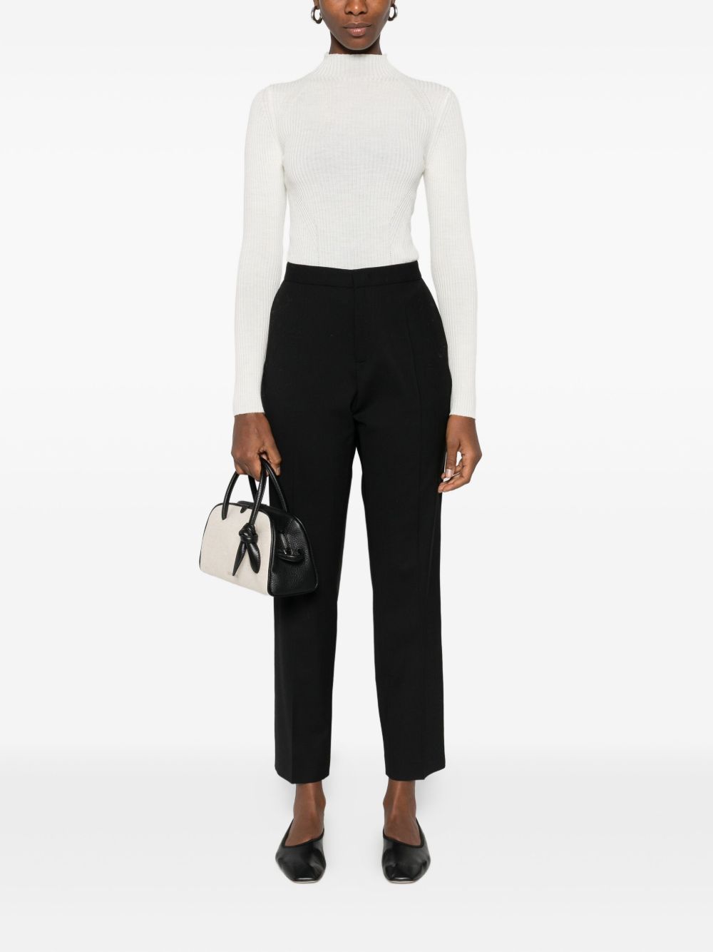 Cozy Wool Sweater for Women - Twin Set Style