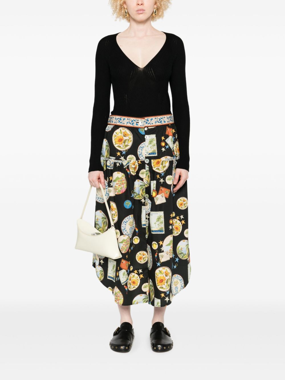 Elegant Wool Twin Set Sweater for Women