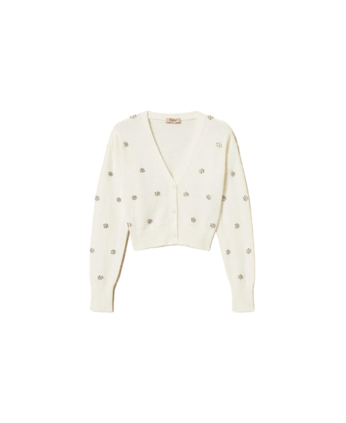 TWIN SET Chic V-Neck Cardigan for Women